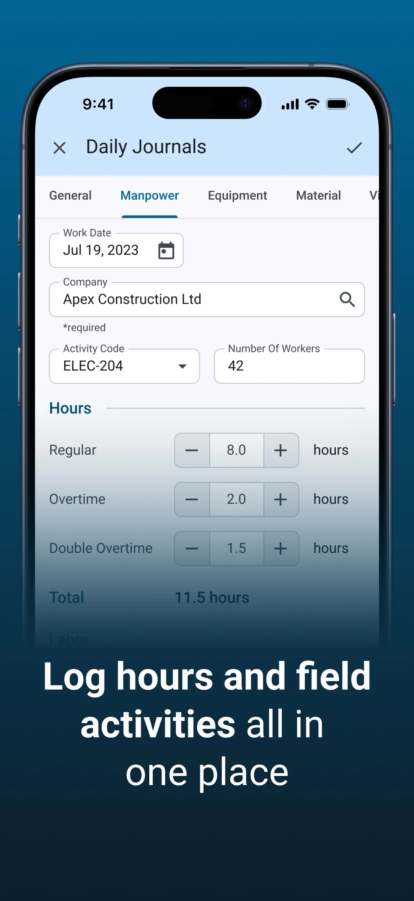 Construct Project Management iphone screenshot 5