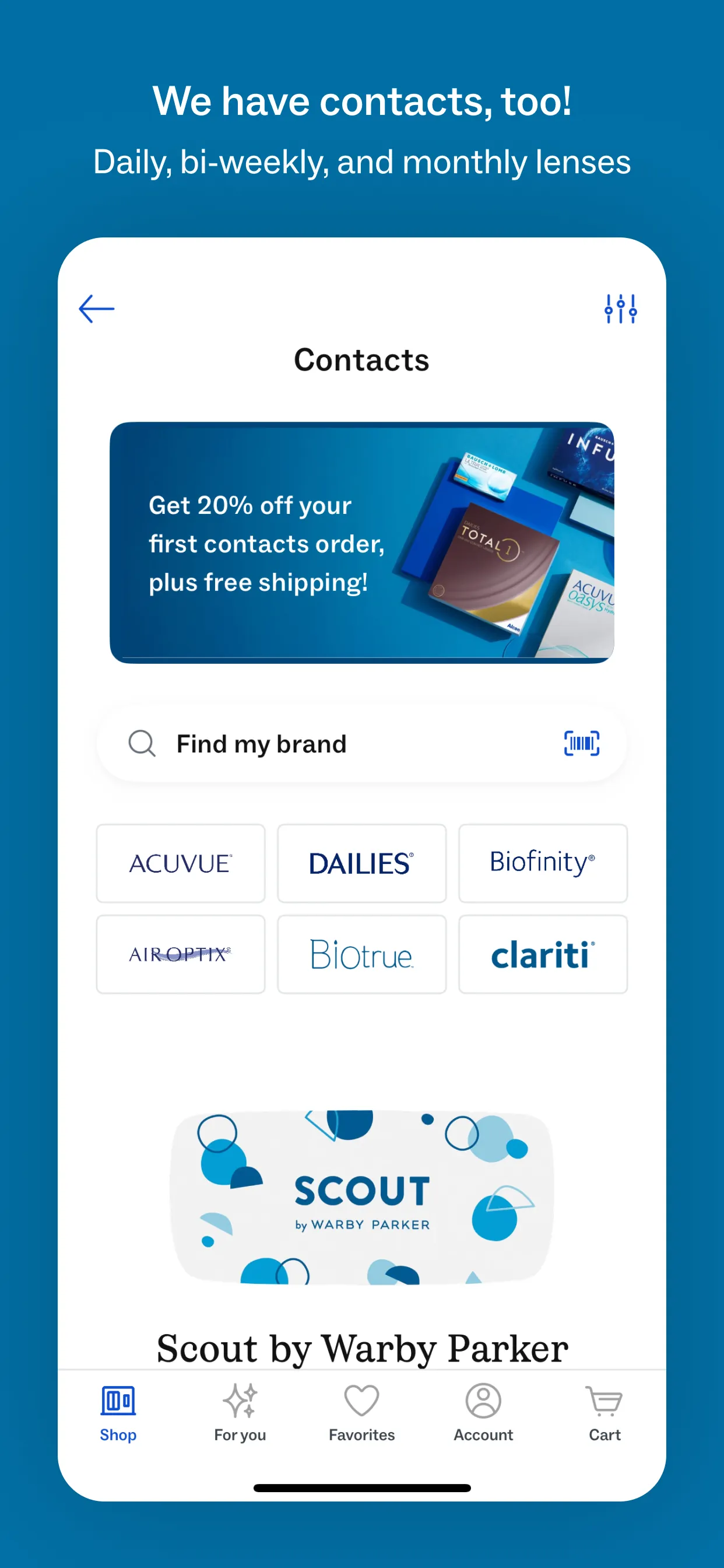 Warby Parker iphone screenshot 6