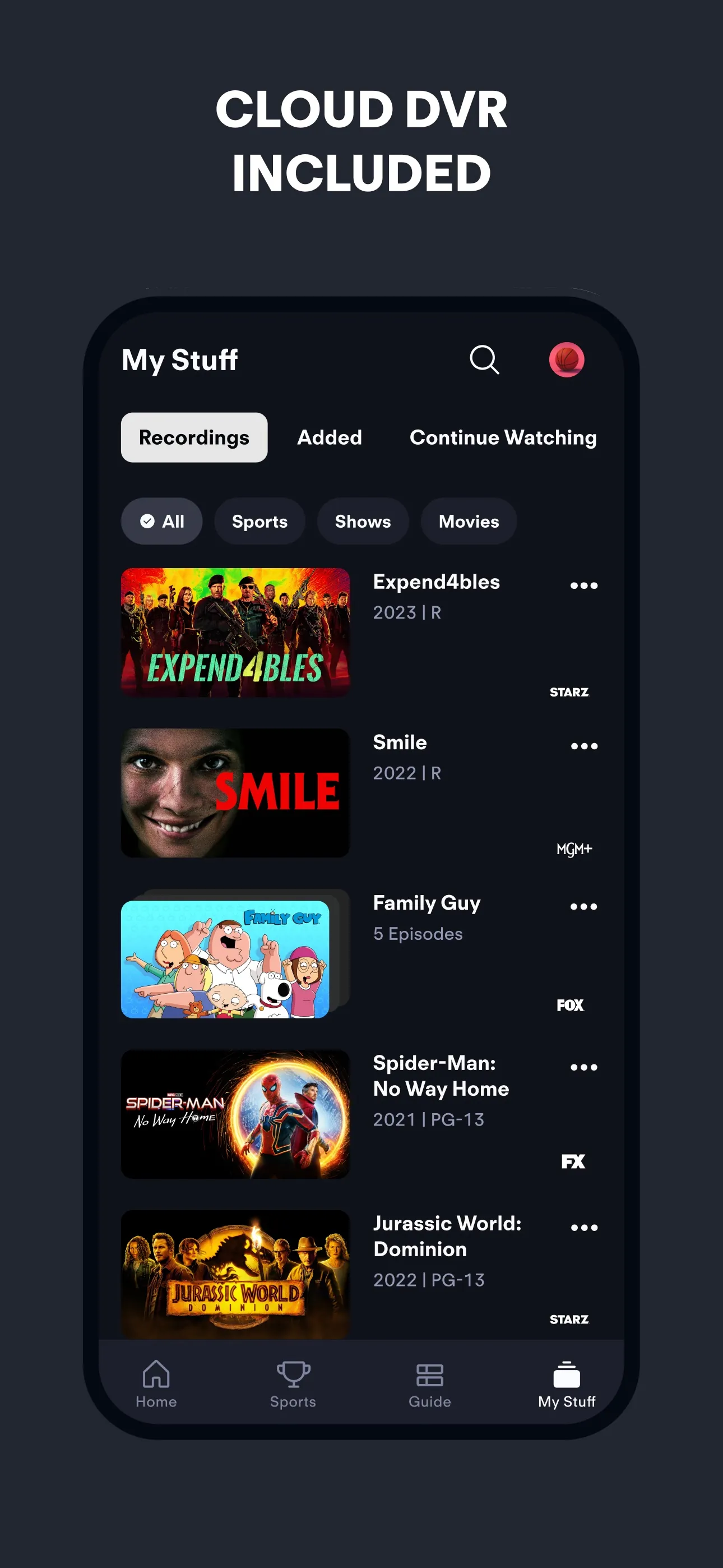 Fubo: Watch Live TV & Sports iphone screenshot 9