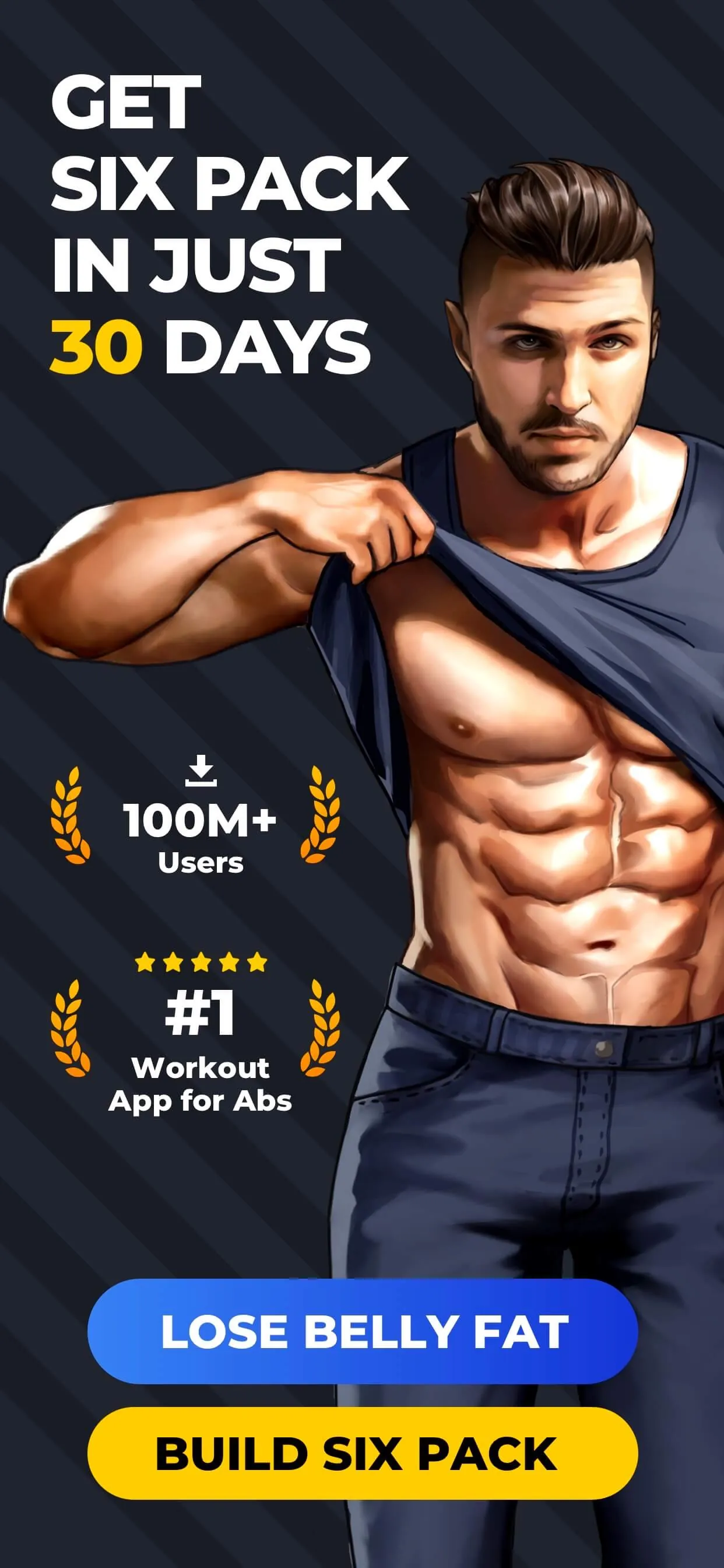 Six Pack in 30 Days - 6 Pack iphone screenshot 1