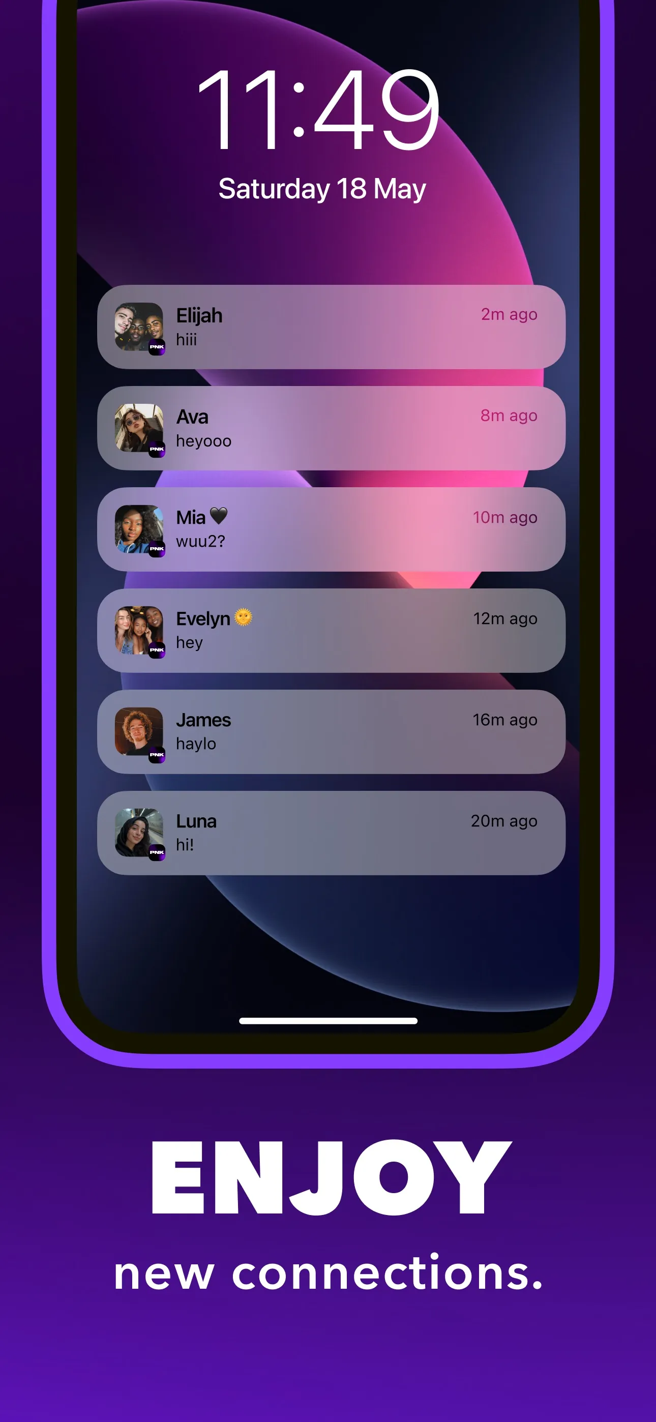 PNK – chat now iphone screenshot 5