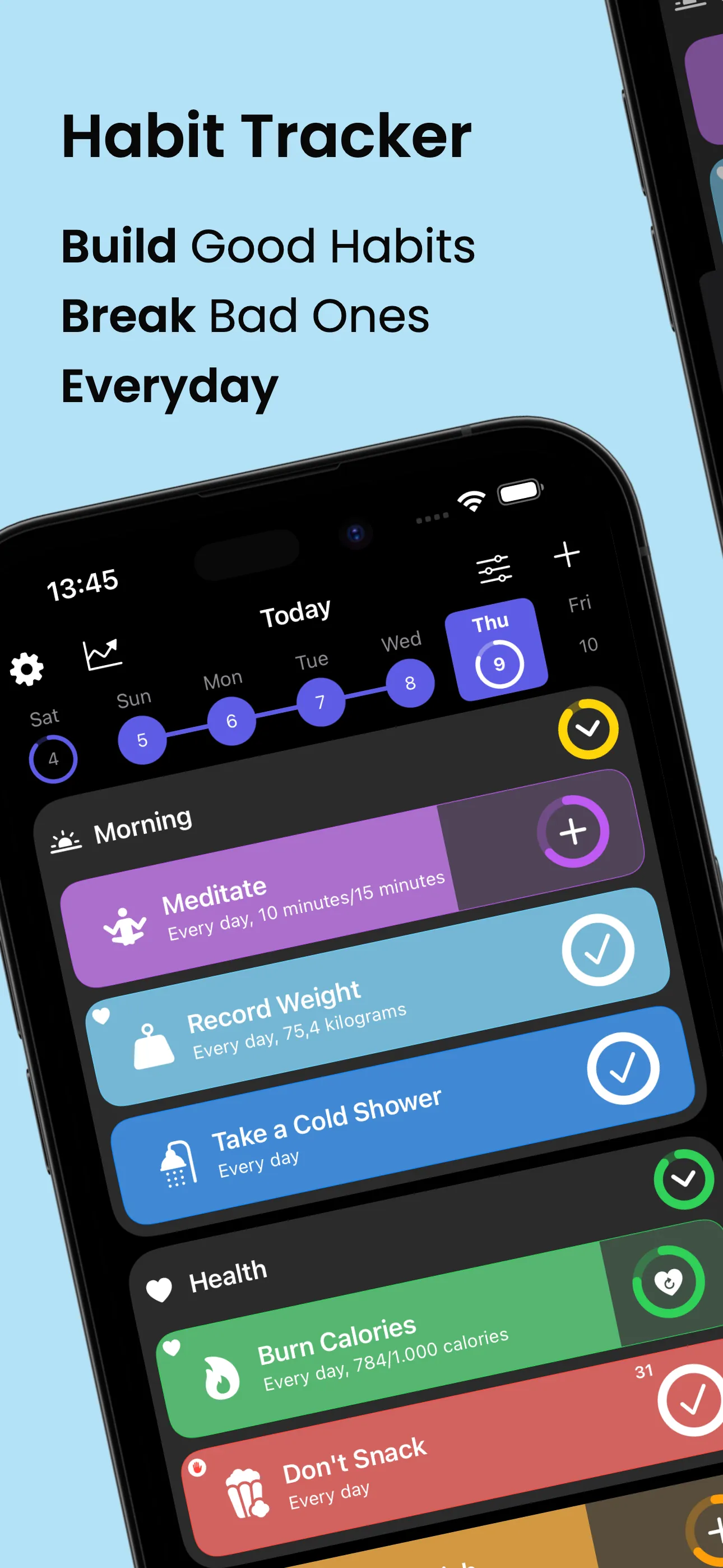 Grit: Daily Habit Tracker iphone screenshot 2