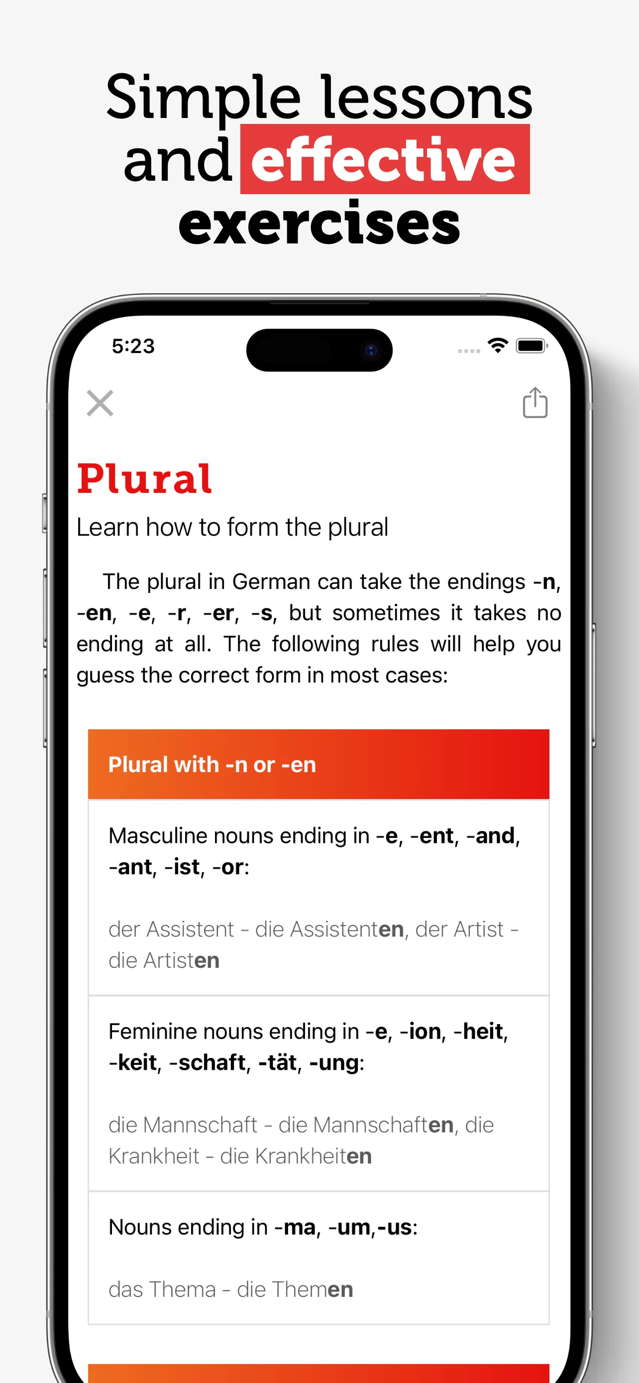 Grammatisch - Learn German iphone screenshot 4