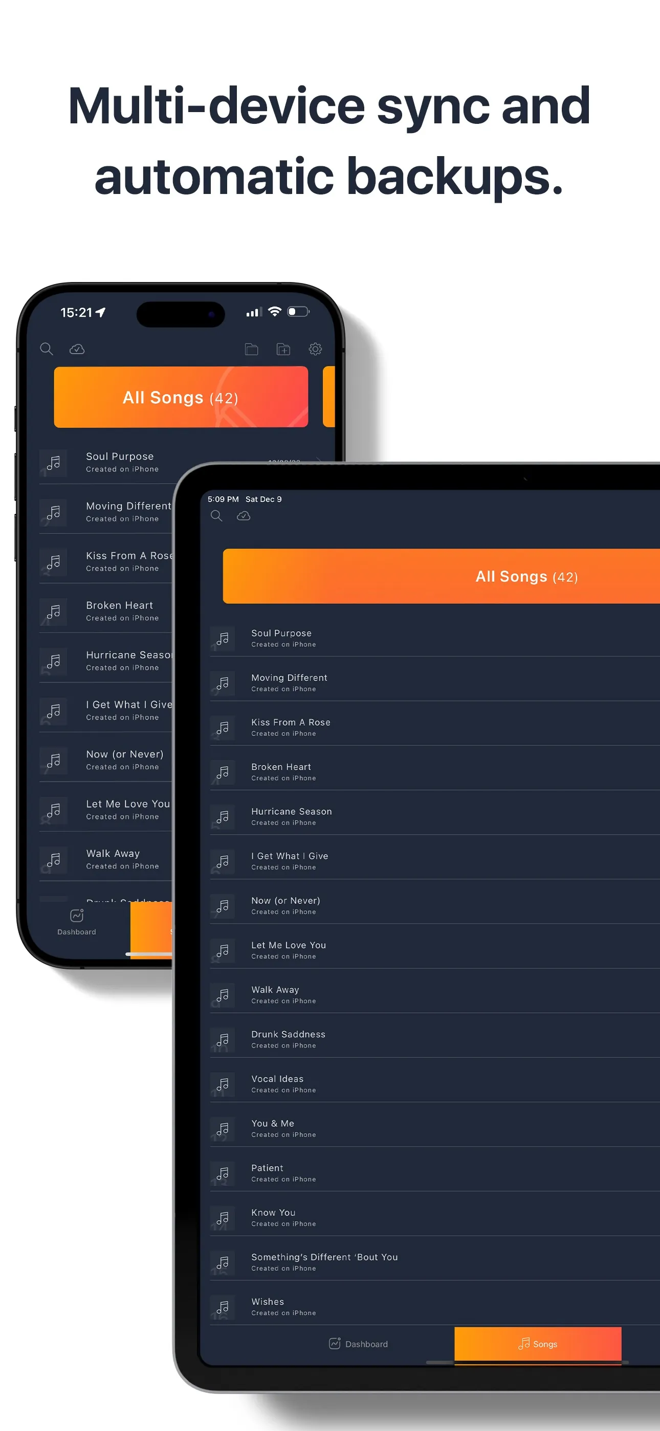 Songwriter Pro: Lyric Studio iphone screenshot 6