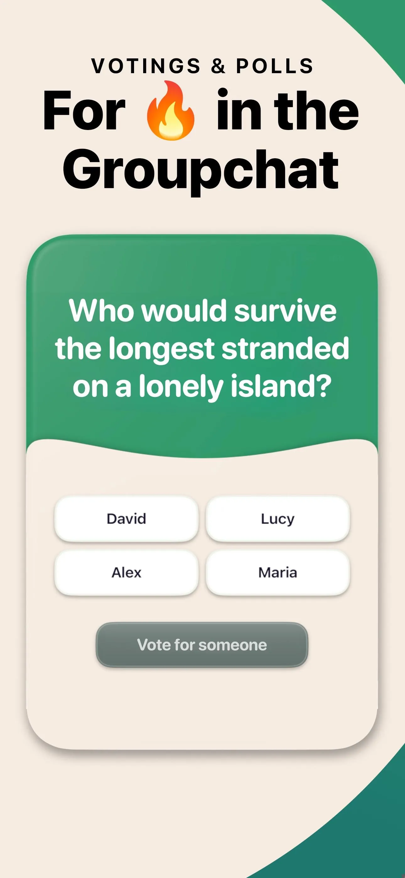 askUs: Whos most likely to iphone screenshot 1