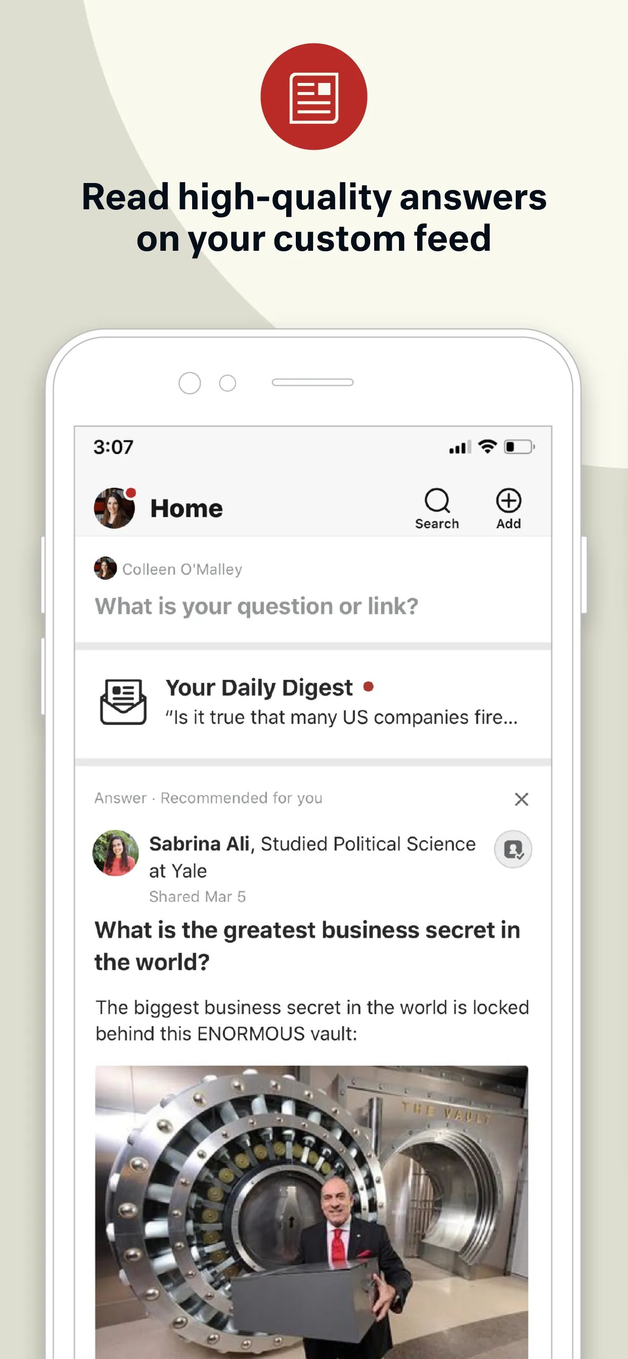 Quora iphone screenshot 6