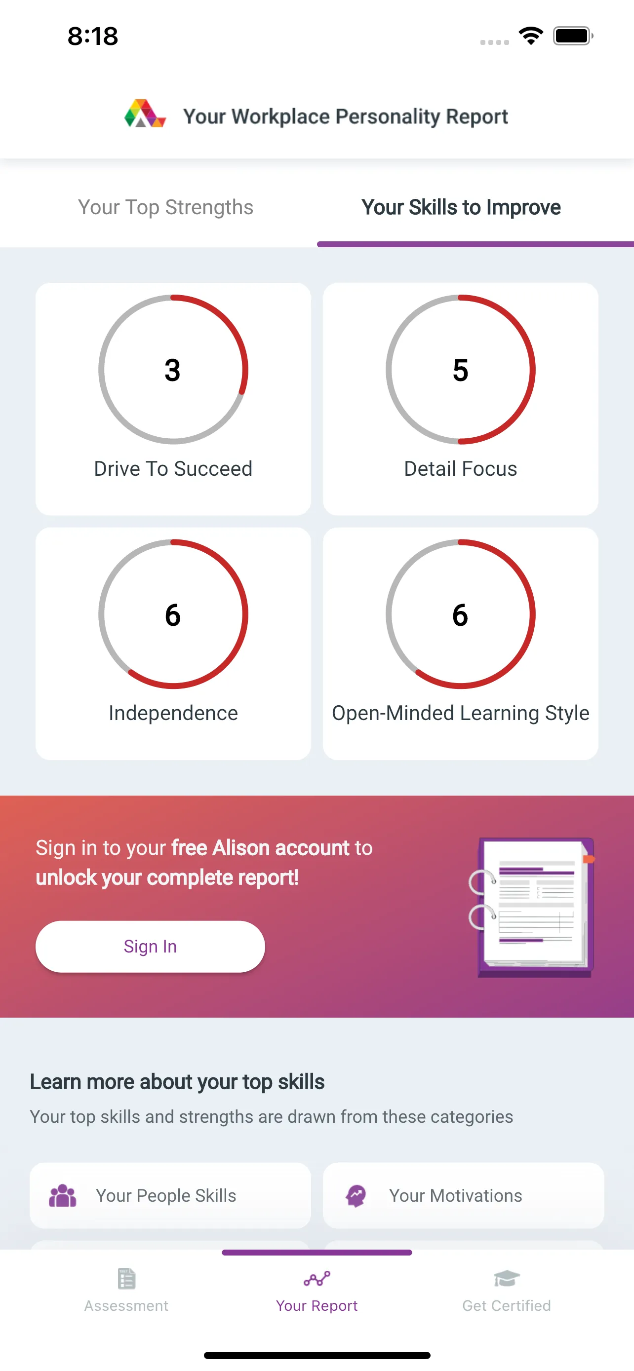 Personality Test iphone screenshot 4