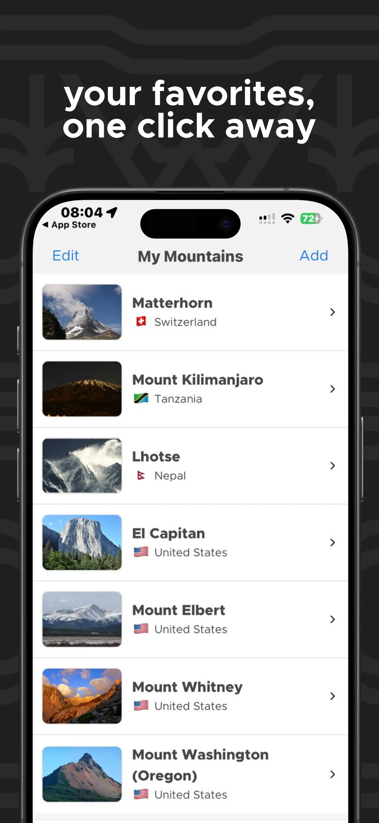 Mountain-Forecast.com iphone screenshot 6