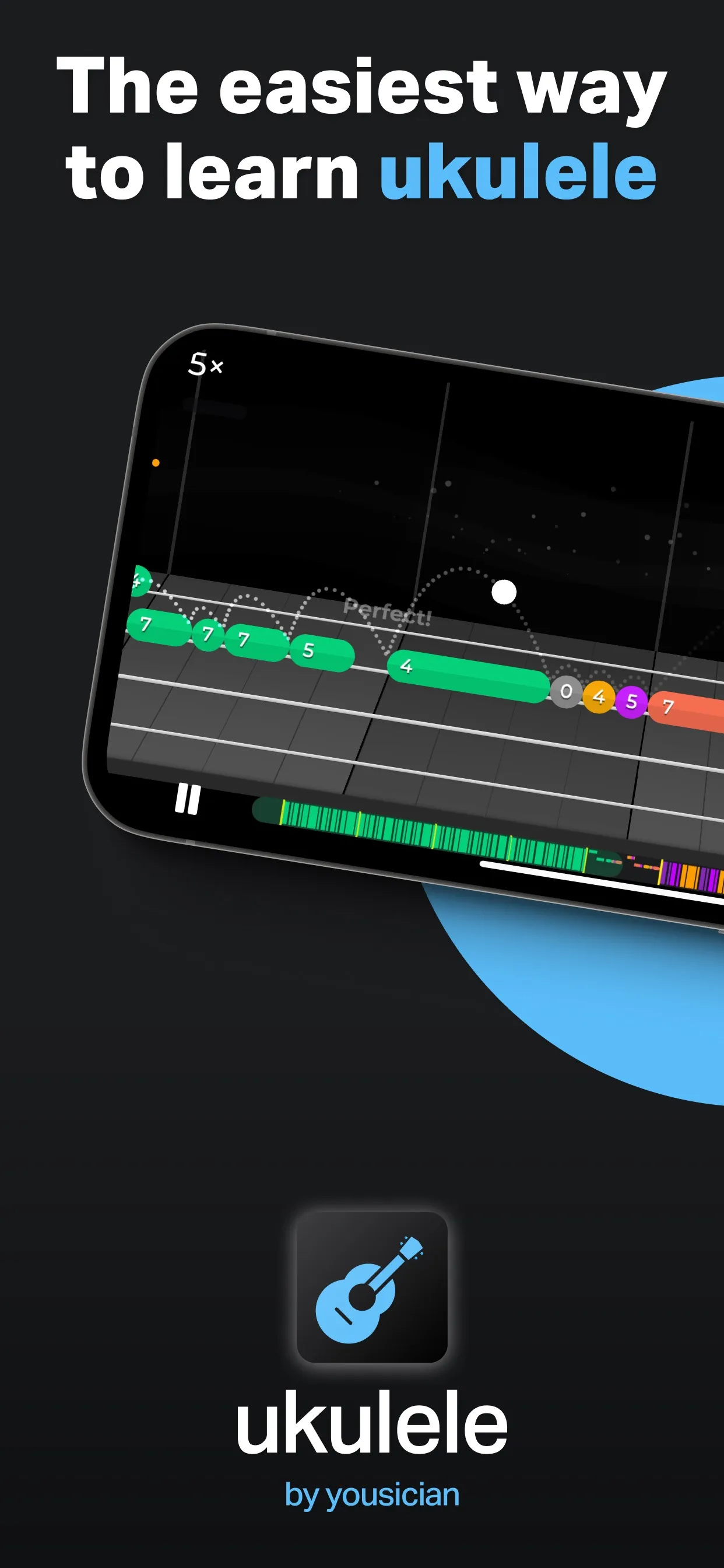 Ukulele by Yousician iphone screenshot 1