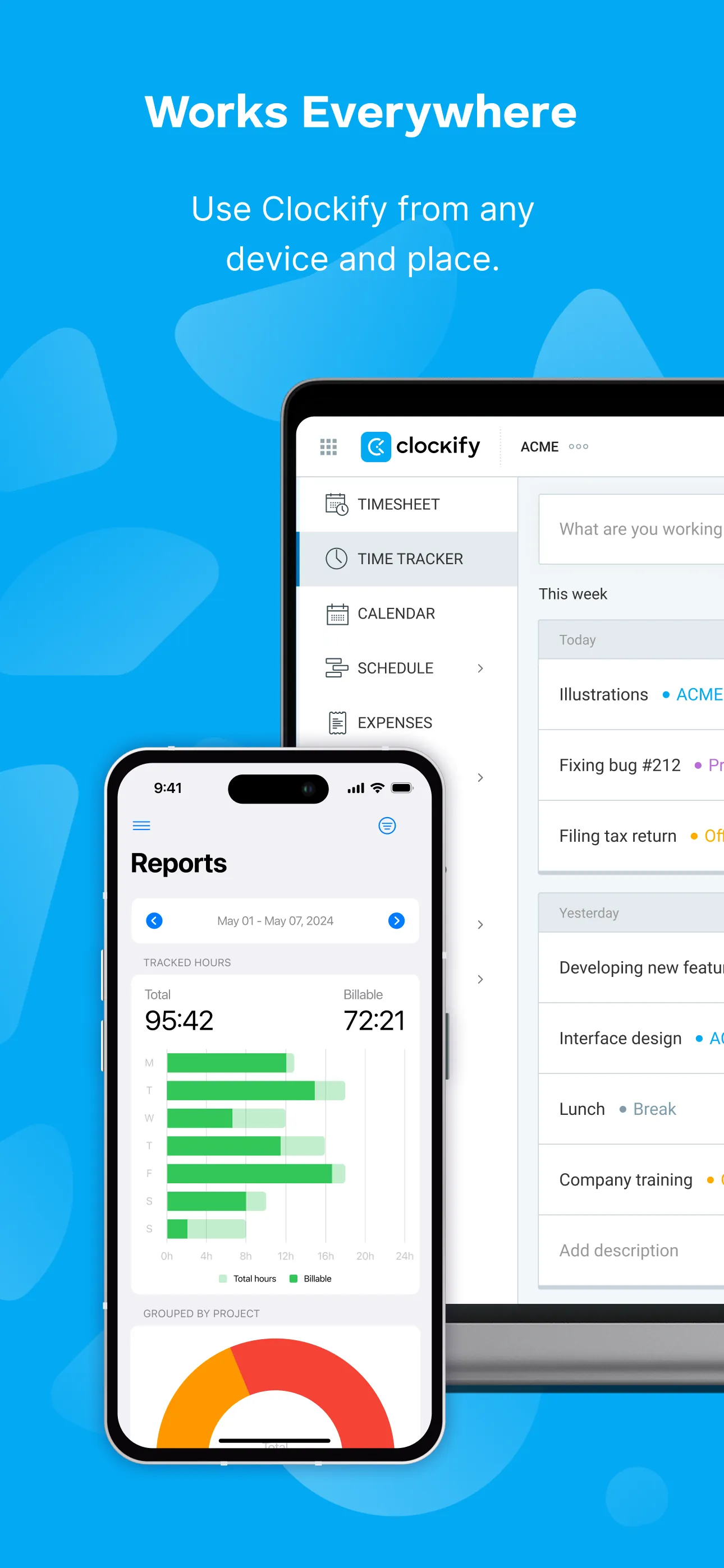 Clockify Time Tracker iphone screenshot 7