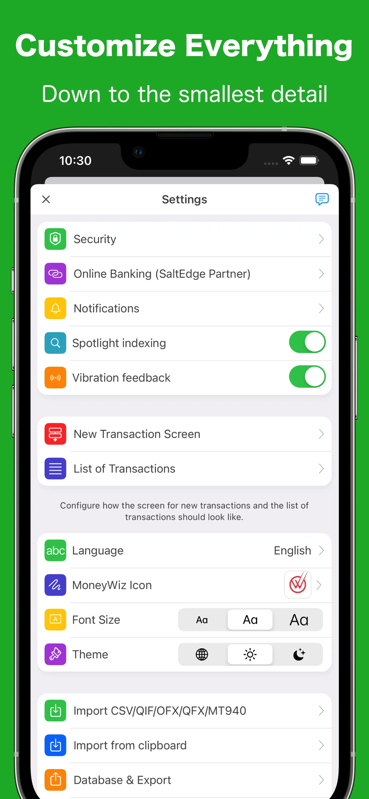 MoneyWiz 2025 Personal Finance iphone screenshot 9