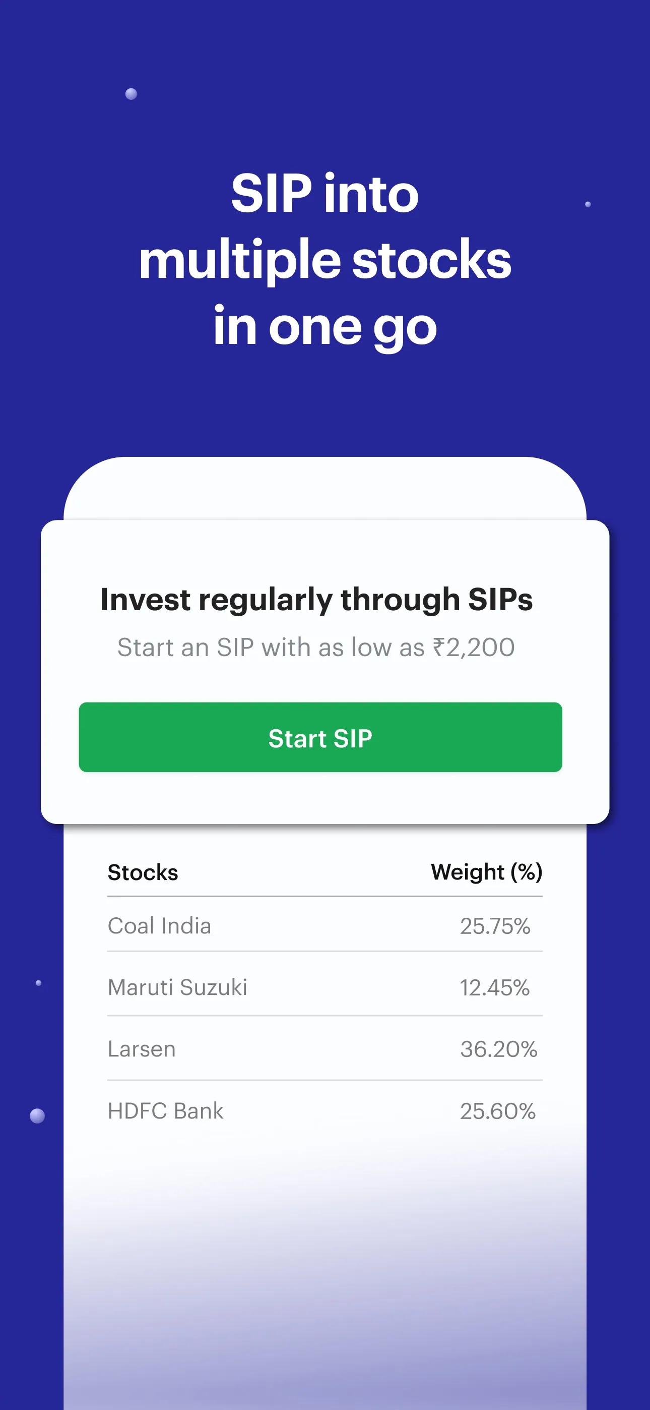 smallcase: Stocks, MFs, FDs iphone screenshot 5