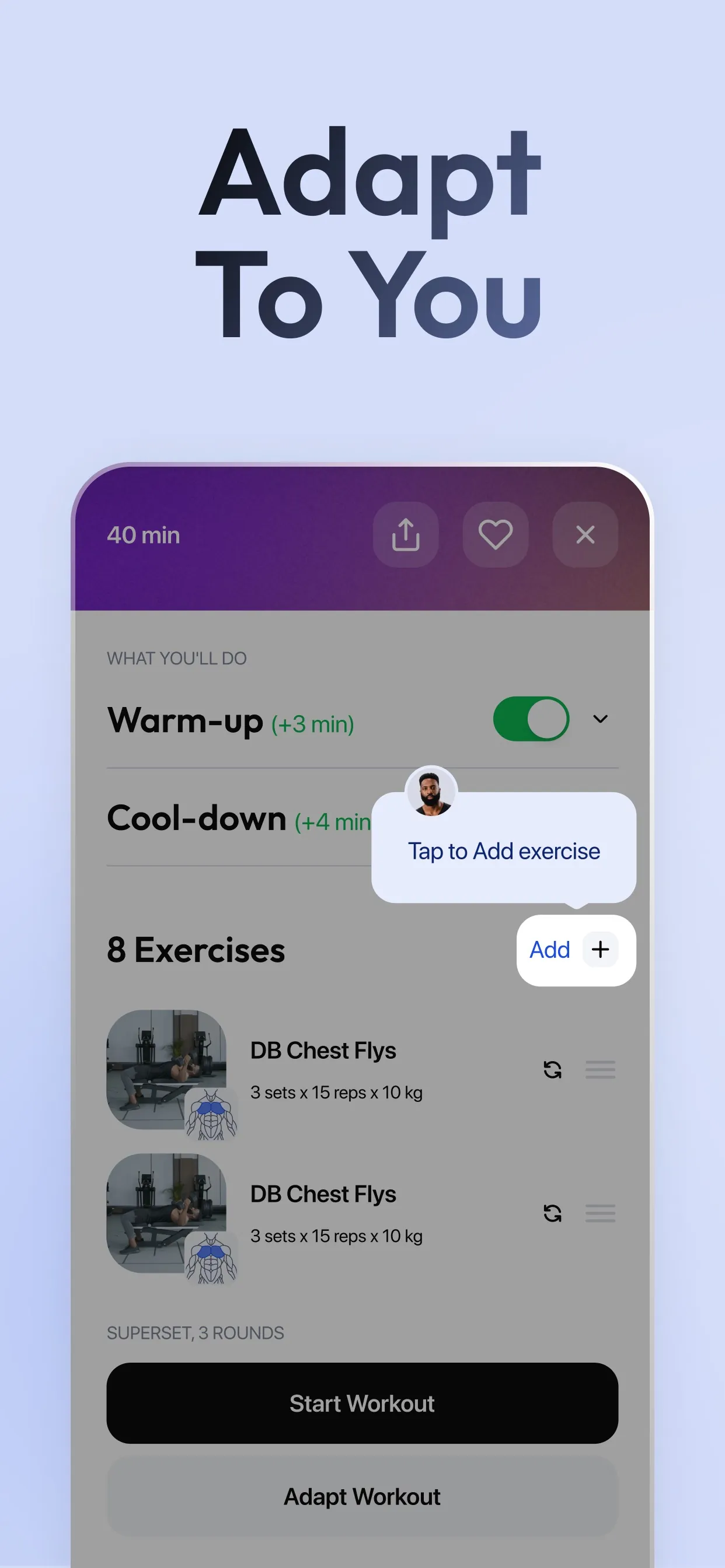 Zing AI: Home & Gym Workouts iphone screenshot 4