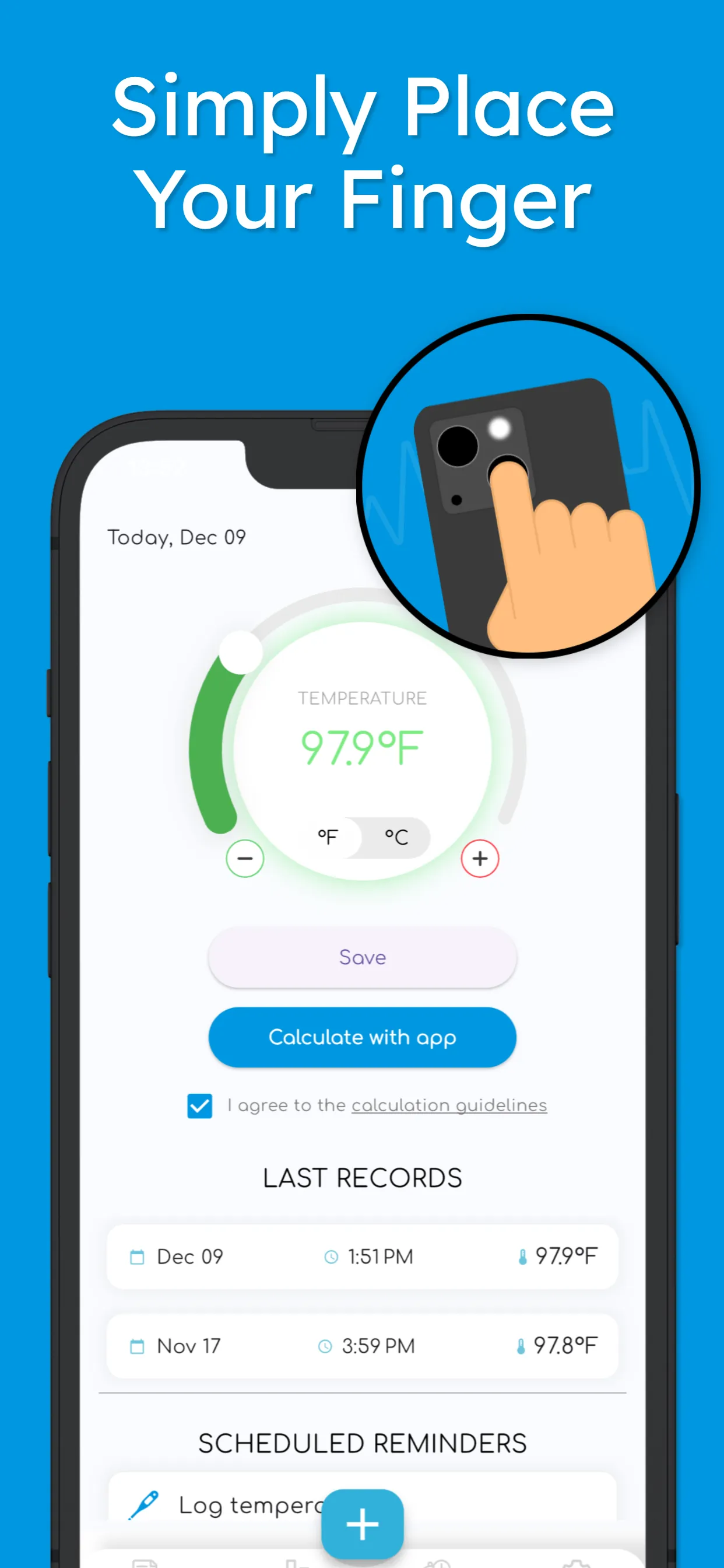 Real Thermometer+ iphone screenshot 2
