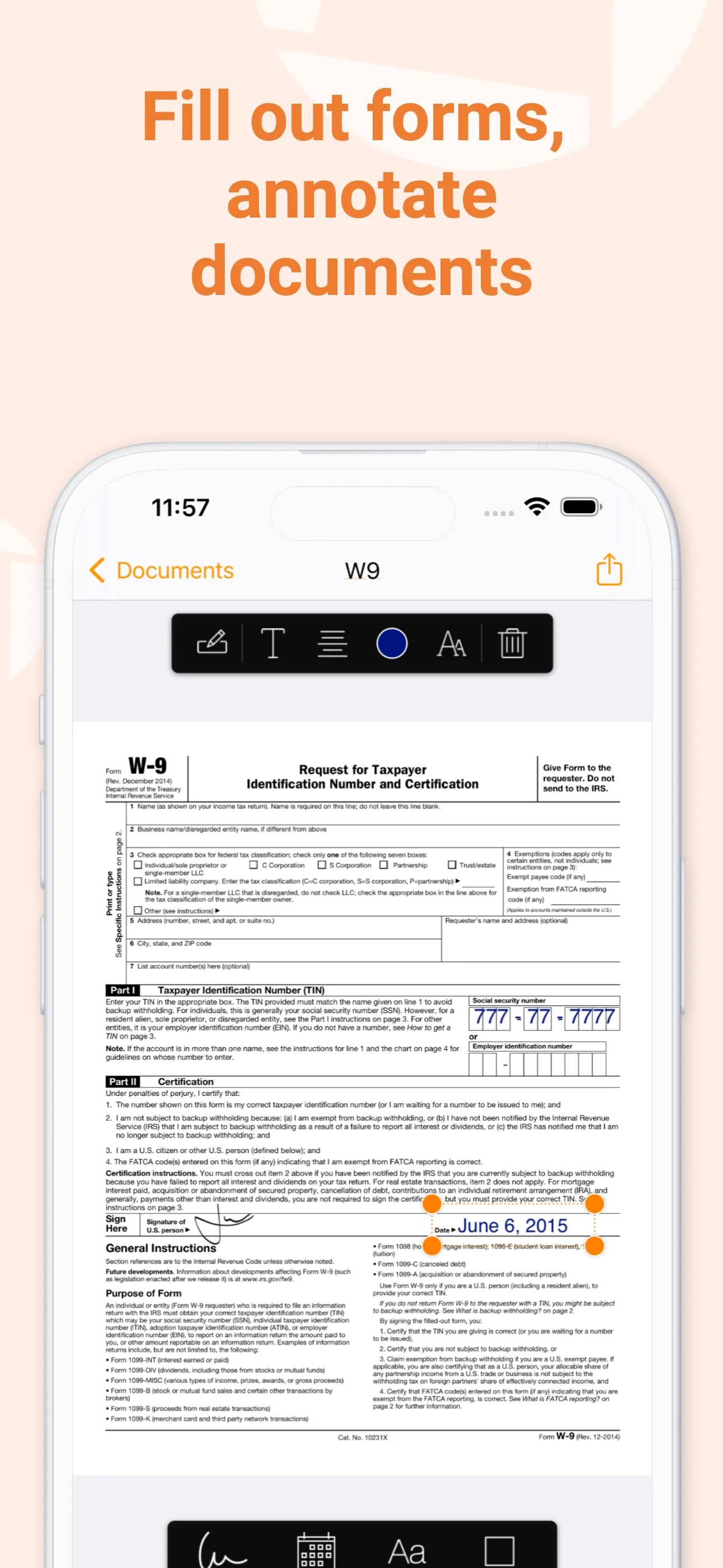 Genius Sign: PDF doc signature iphone screenshot 4