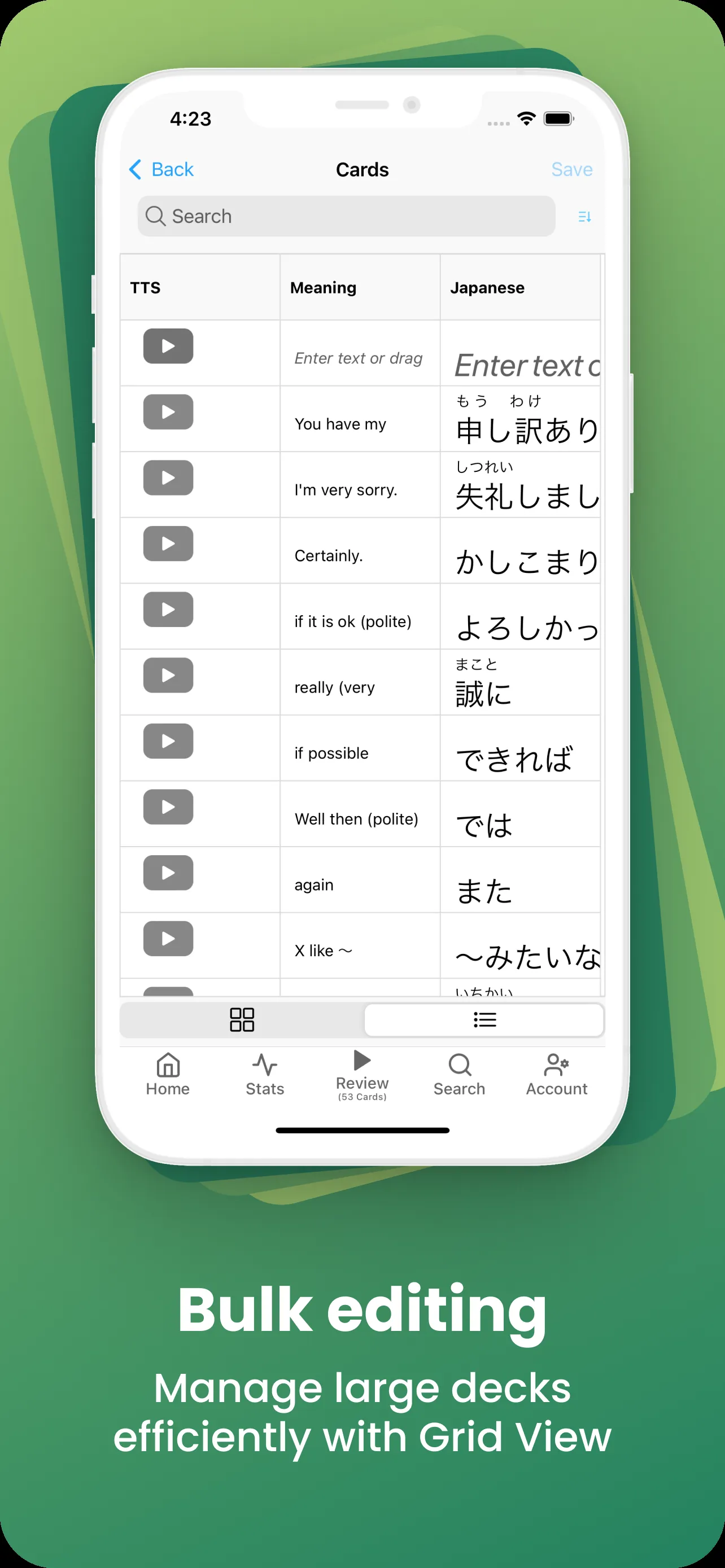 AnkiApp Flashcards iphone screenshot 10