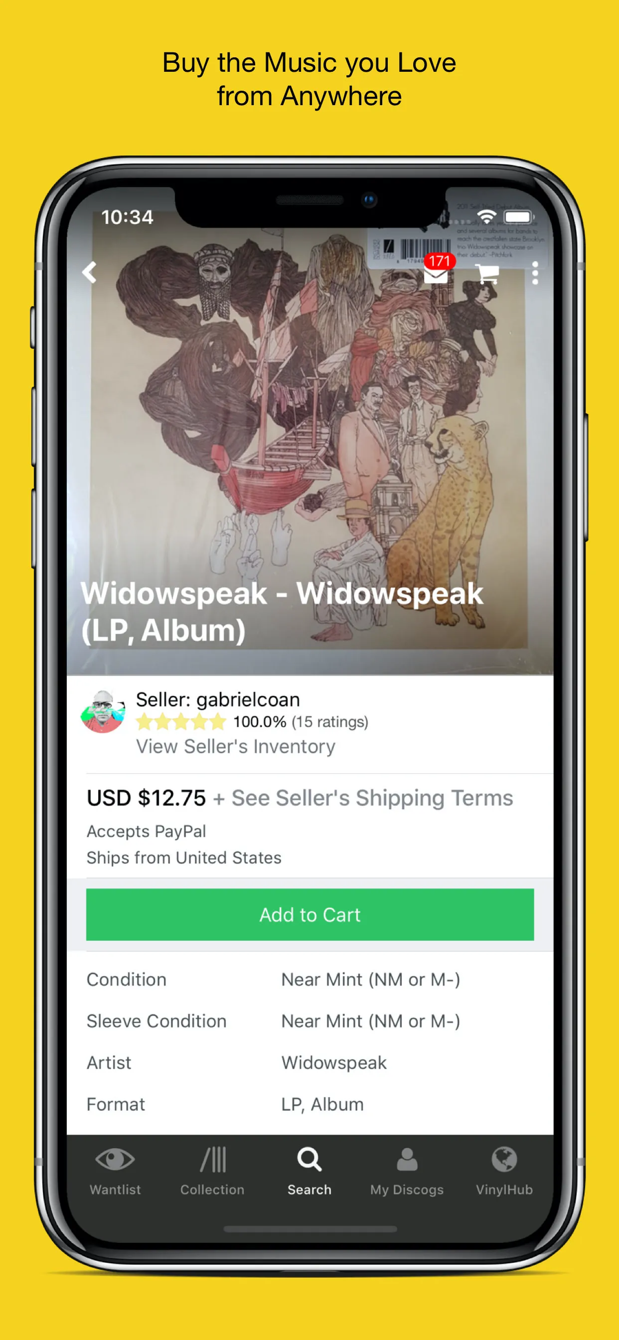 Discogs iphone screenshot 2