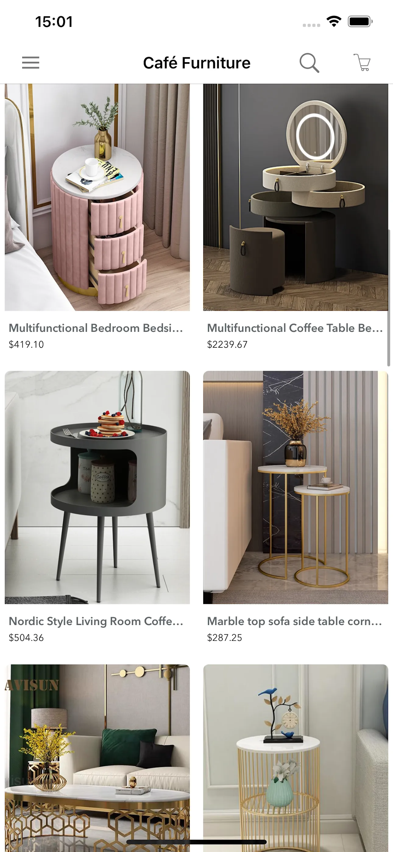 Cheap Furniture Shopping Shop iphone screenshot 5
