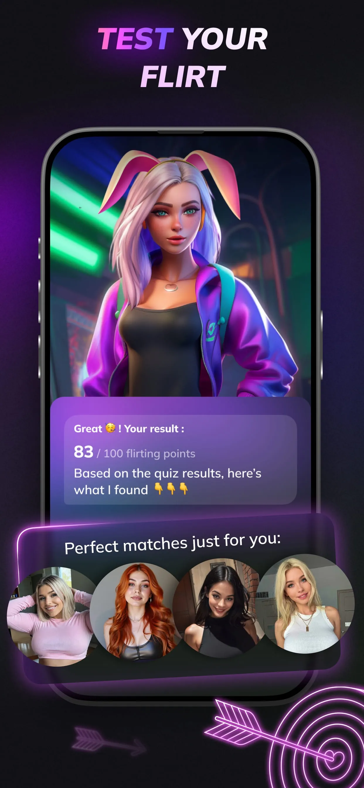 Flirtini - Match, Chat, Flirt iphone screenshot 4