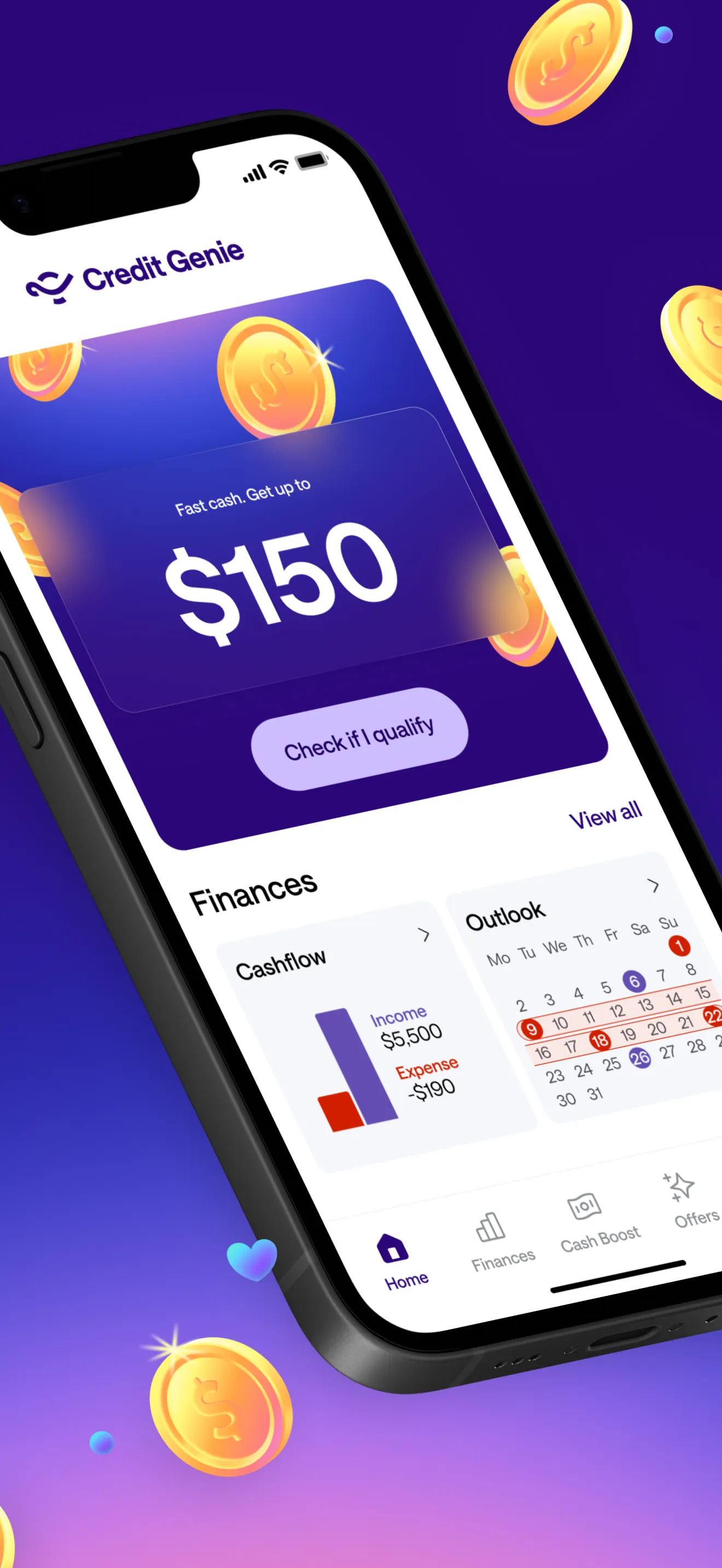 Credit Genie: Get Cash Advance iphone screenshot 2