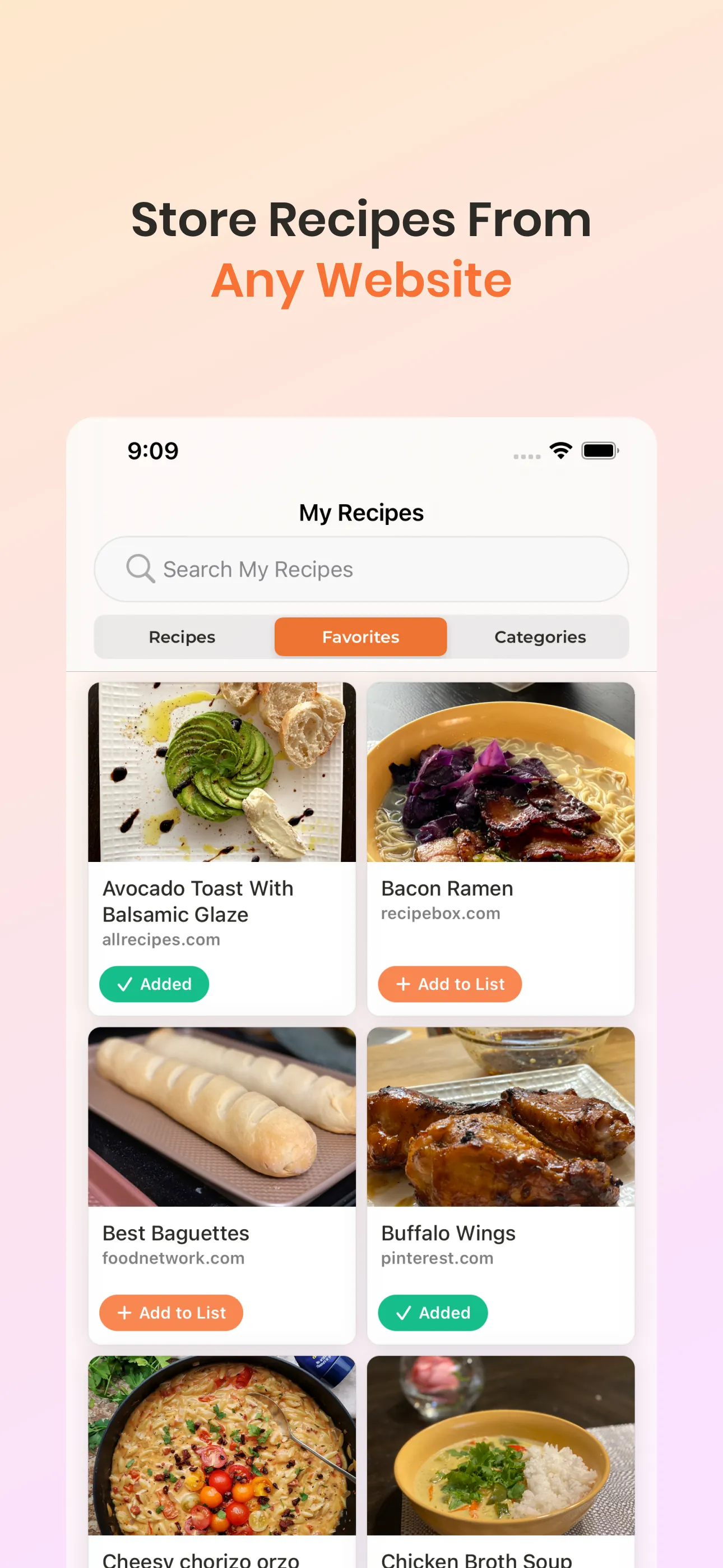 RecipeBox - Save Your Recipes! iphone screenshot 4