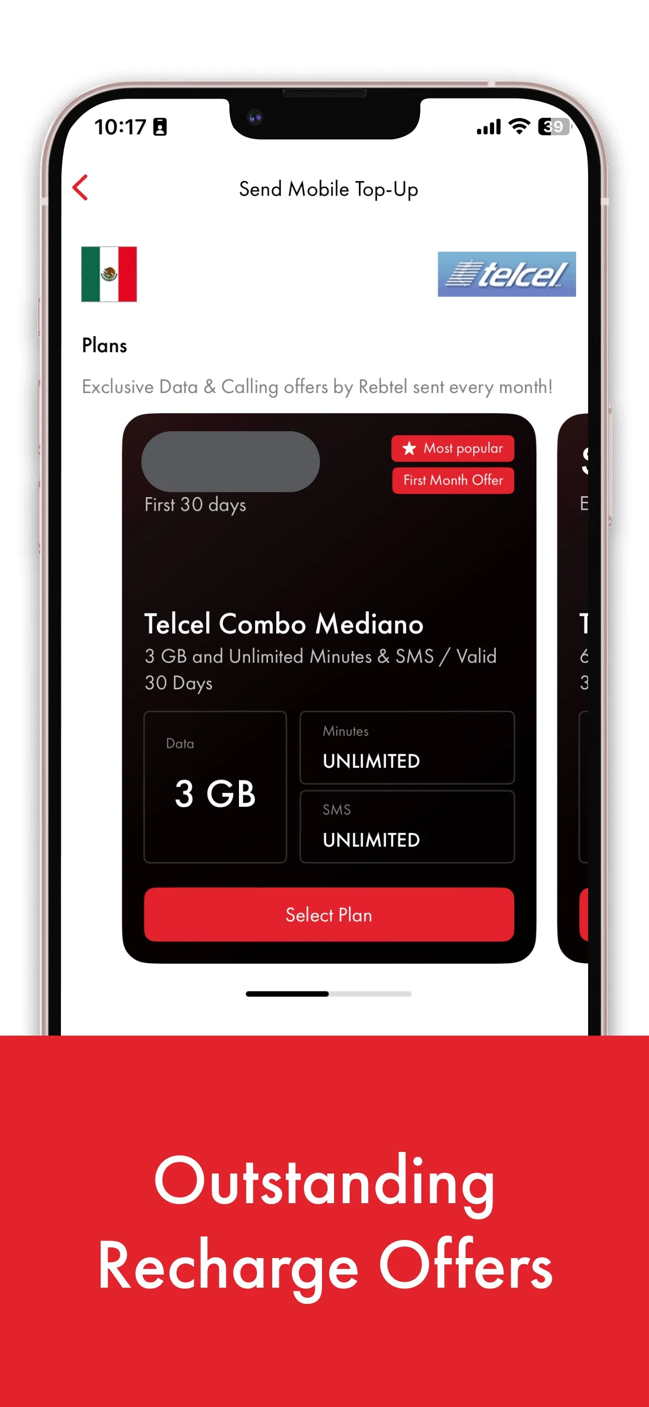 Rebtel: Top-Ups And Calls iphone screenshot 4
