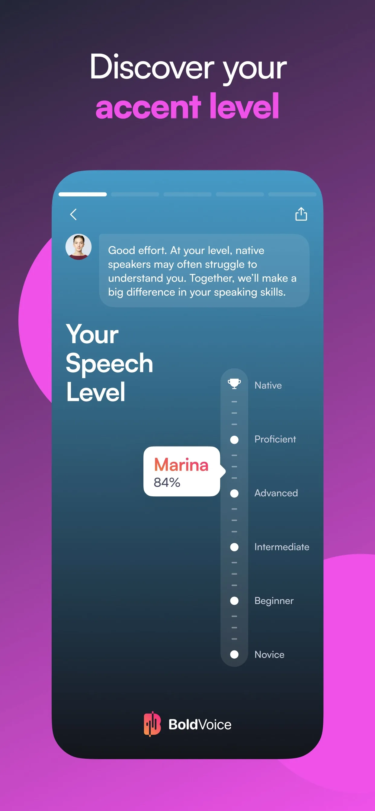 BoldVoice: Accent Training iphone screenshot 4