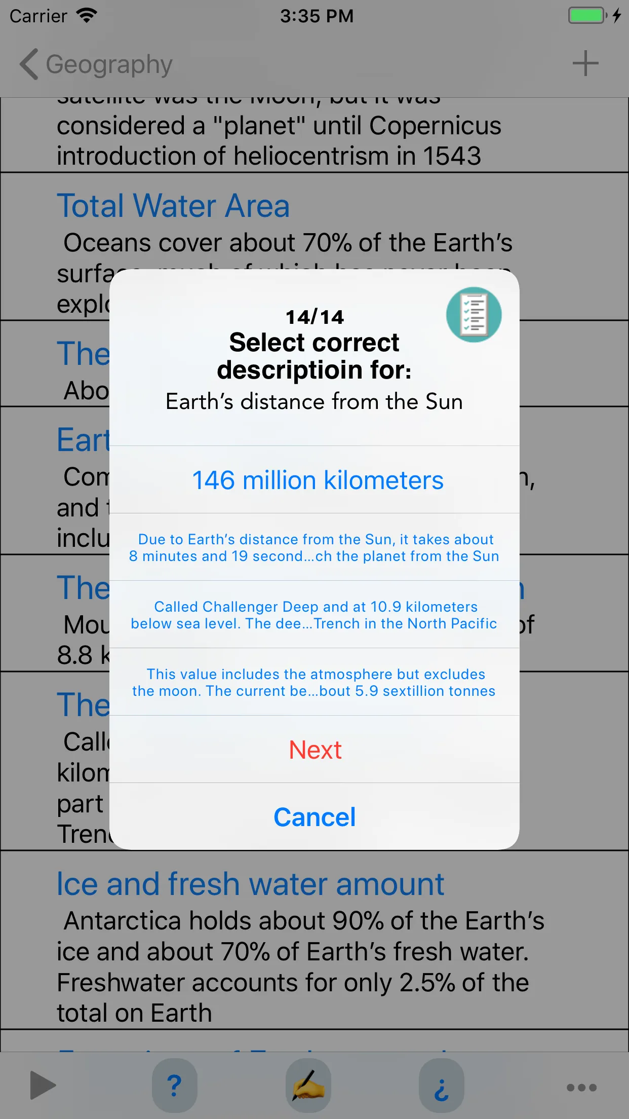 Geography Amazing Facts iphone screenshot 7