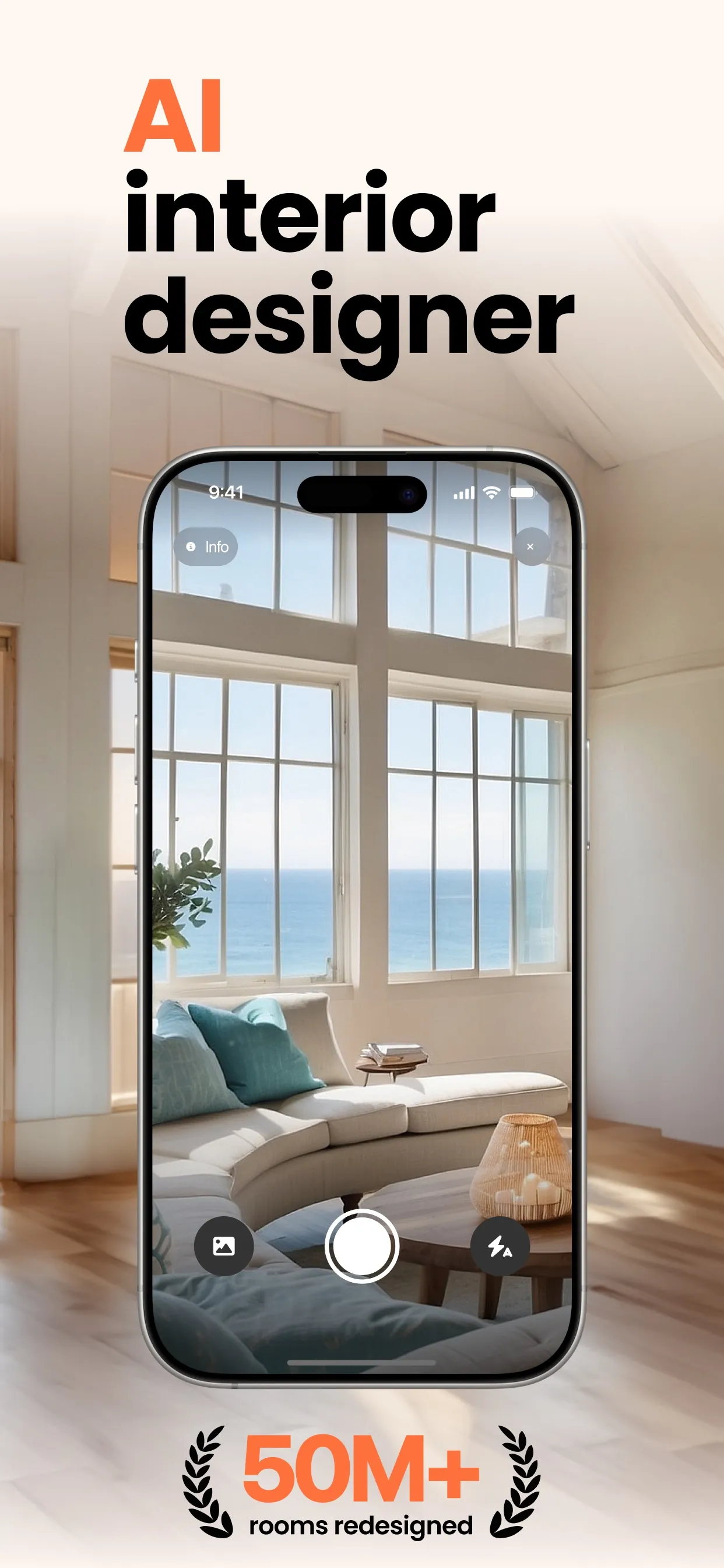 Home AI - AI Interior Design iphone screenshot 1