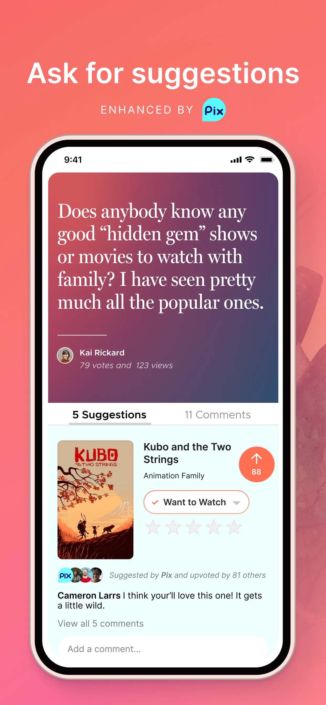 Likewise: Movie, TV, Book Recs iphone screenshot 5