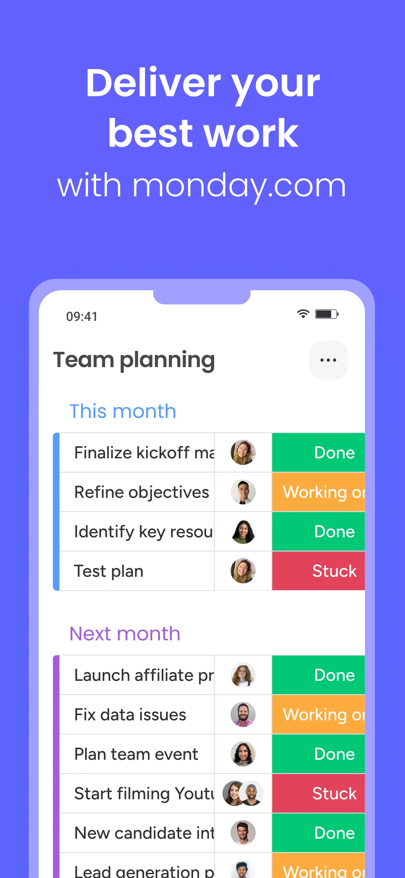monday.com - Work Platform iphone screenshot 1