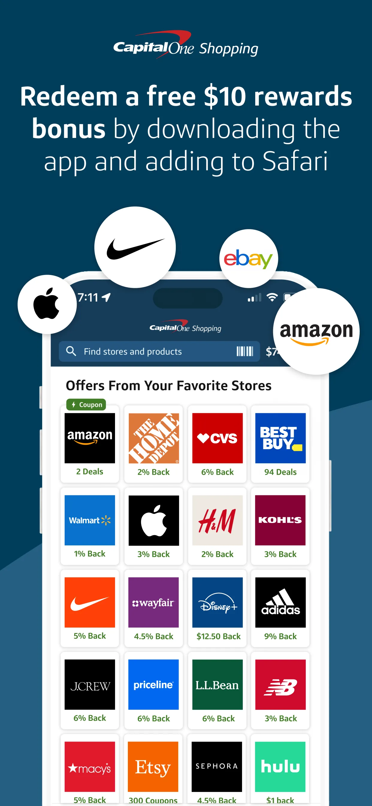 Capital One Shopping: Save Now iphone screenshot 1