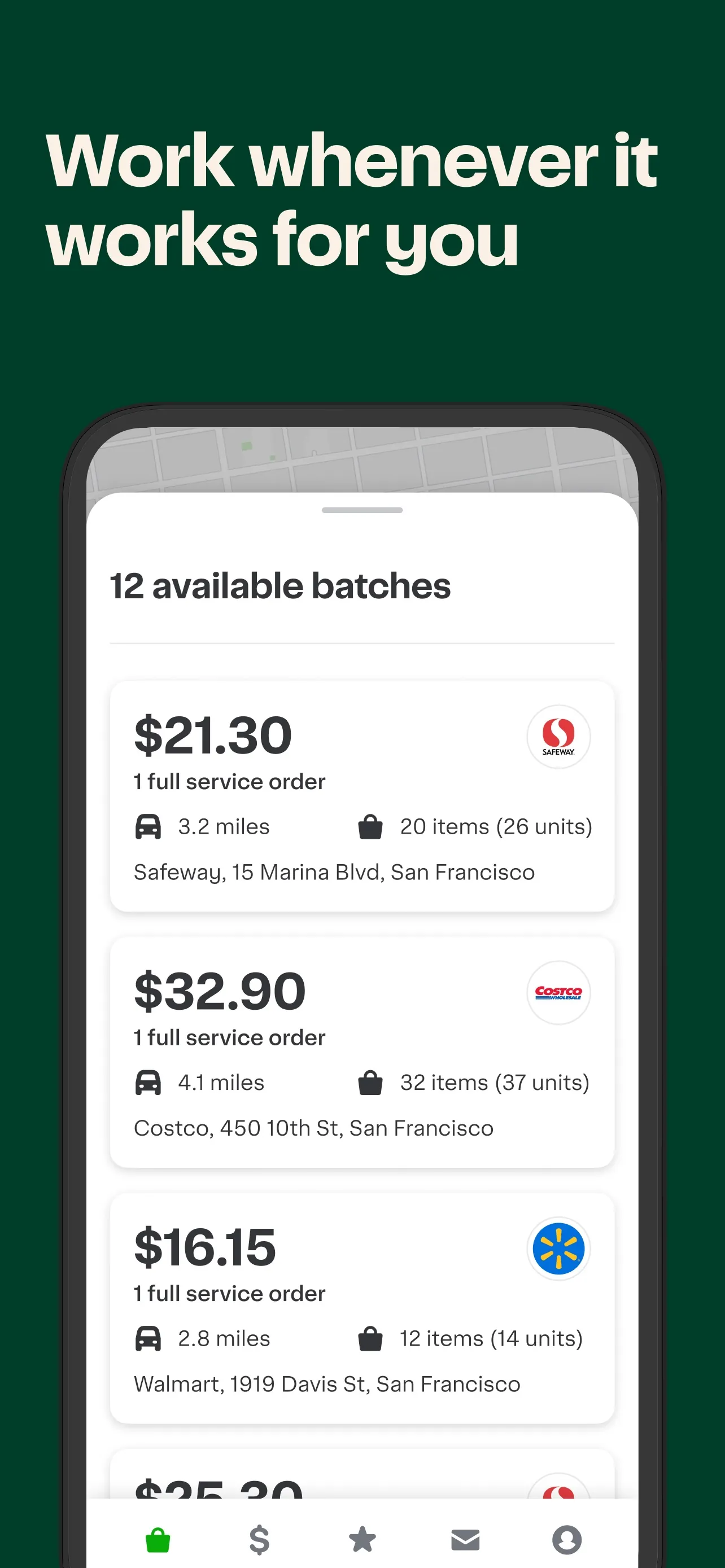 Instacart Shopper: Earn money iphone screenshot 4