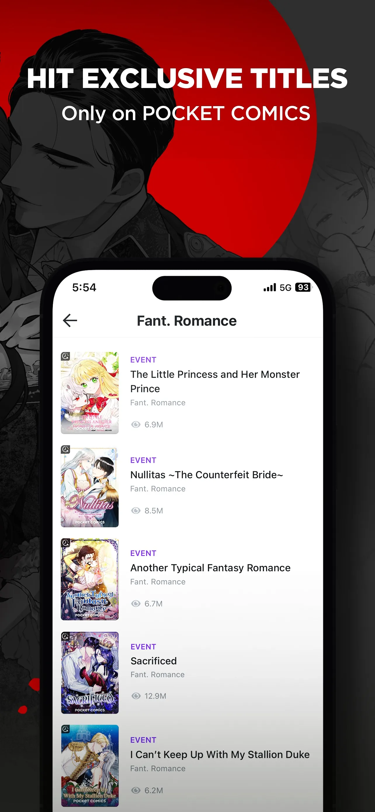 POCKET COMICS: Romance Webtoon iphone screenshot 4