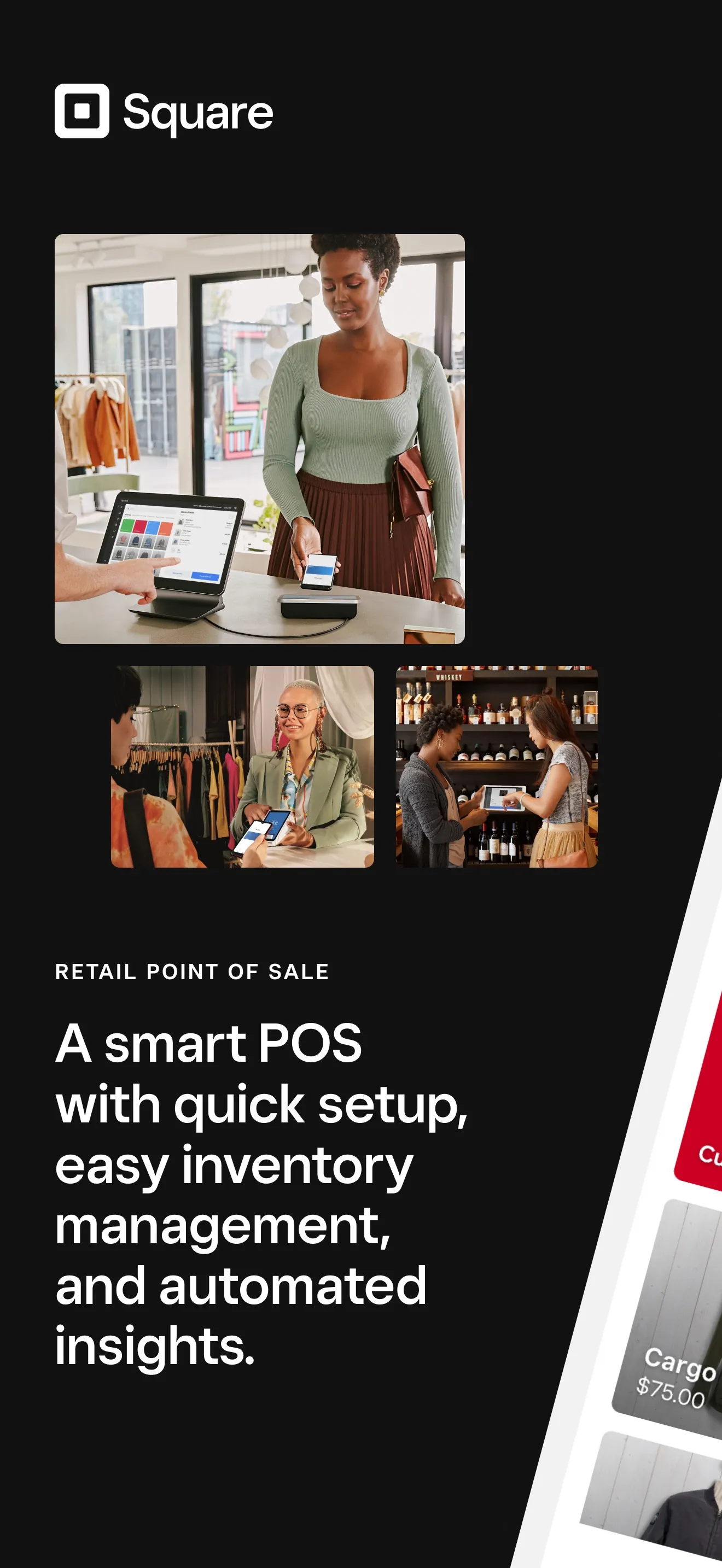 Square: Retail Point of Sale iphone screenshot 1