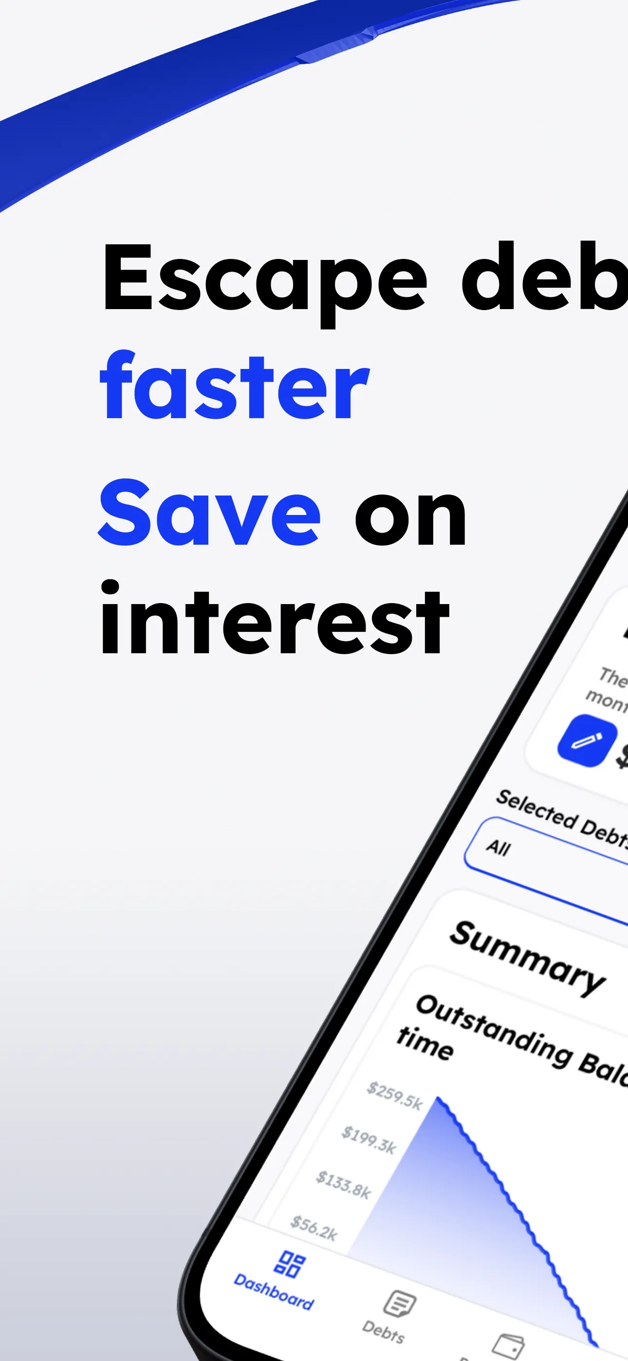 Monnelia - Debt Payoff Planner iphone screenshot 1