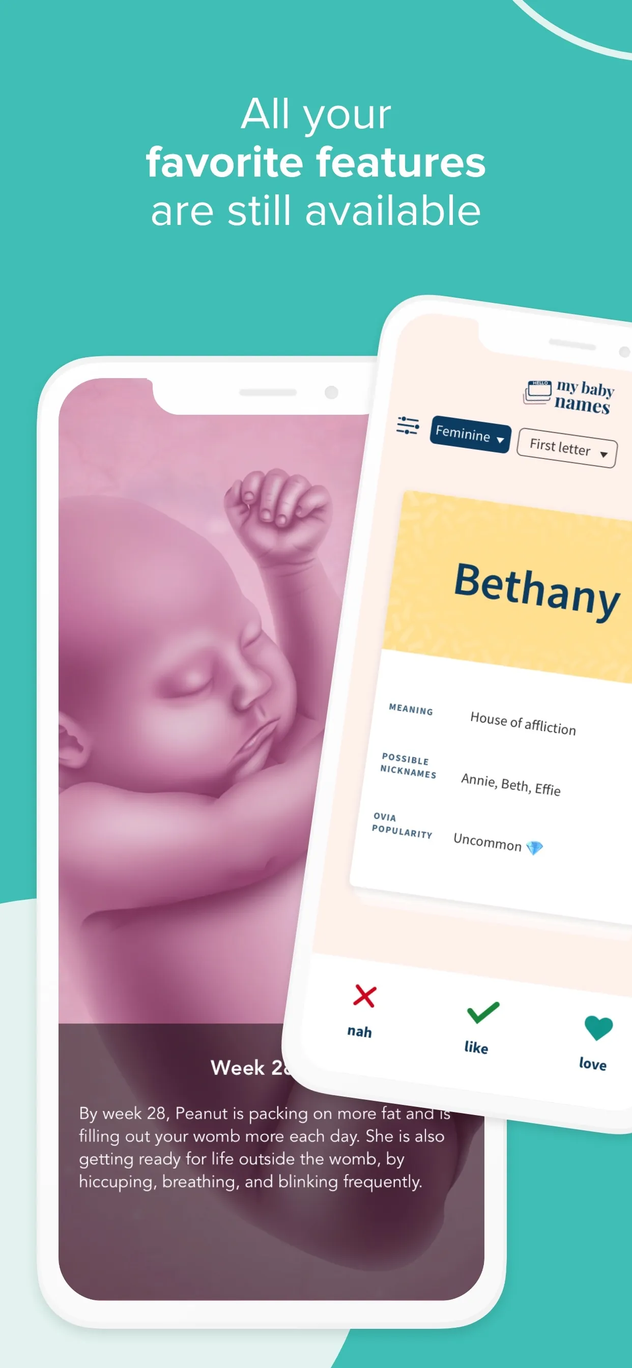 Ovia Pregnancy & Baby Tracker iphone screenshot 2