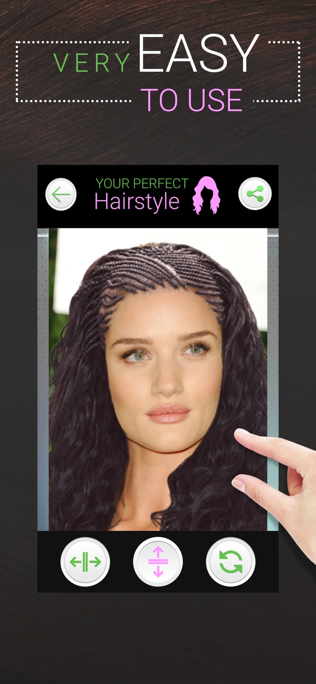 Perfect Hairstyle and Hair Cut iphone screenshot 8