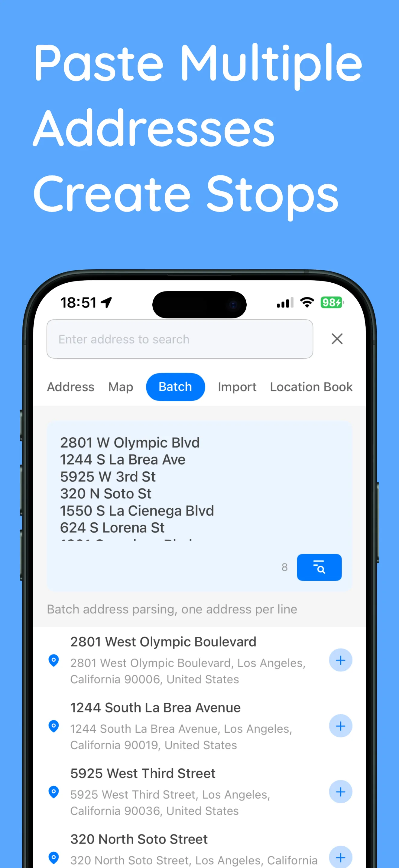 Loop Route Planner iphone screenshot 2