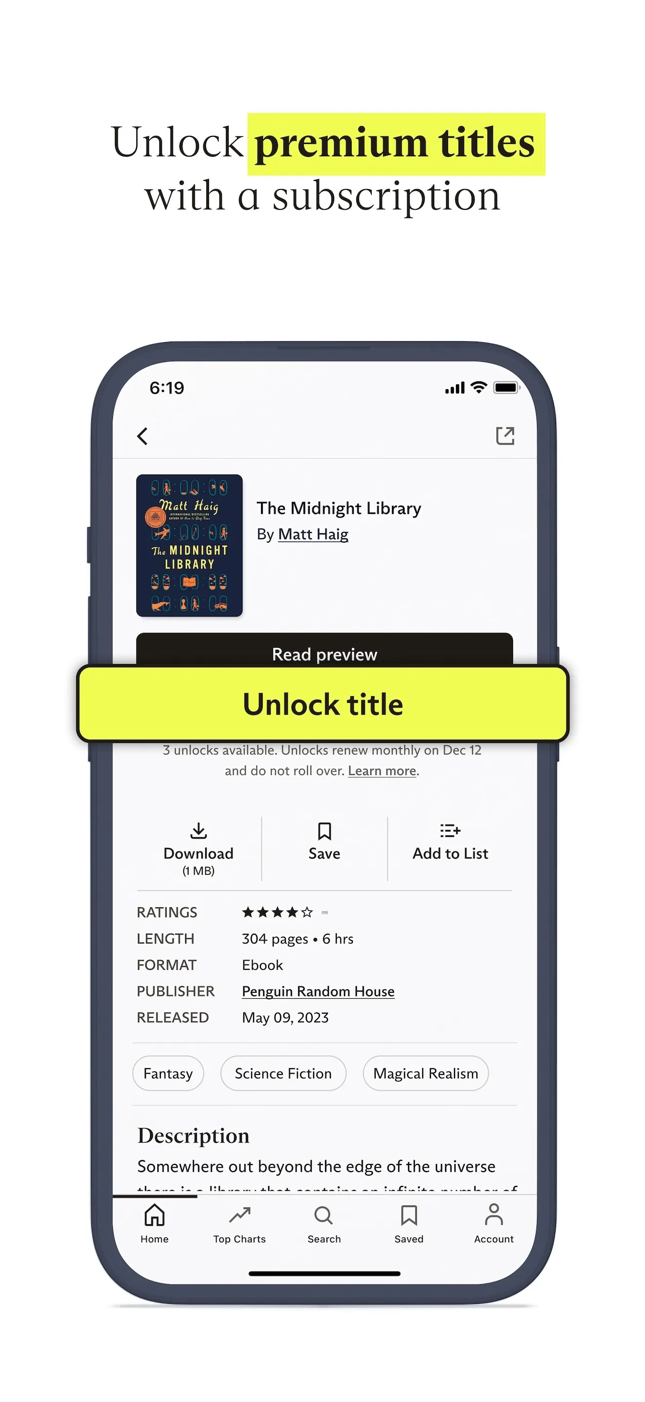 Everand: Audiobooks and ebooks iphone screenshot 4