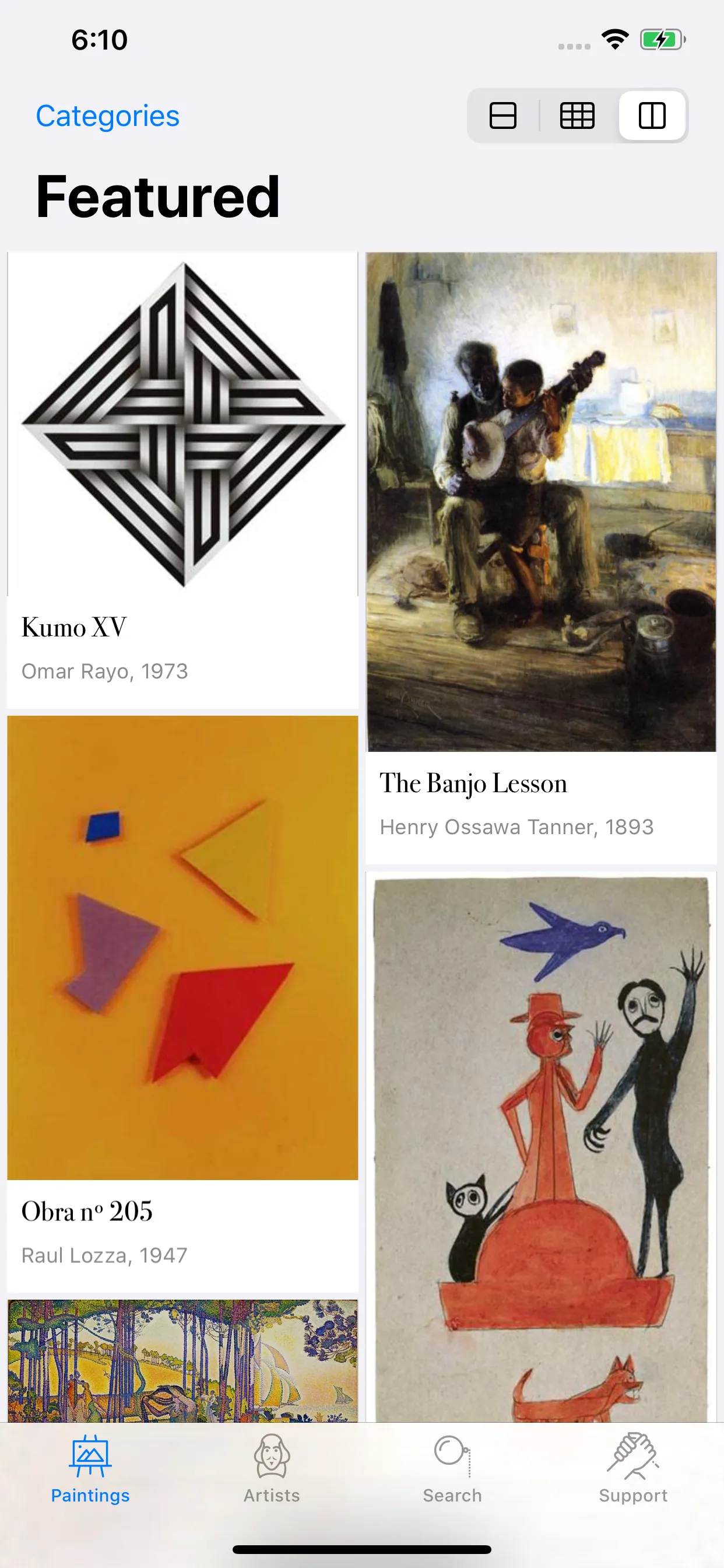 WikiArt iphone screenshot 1