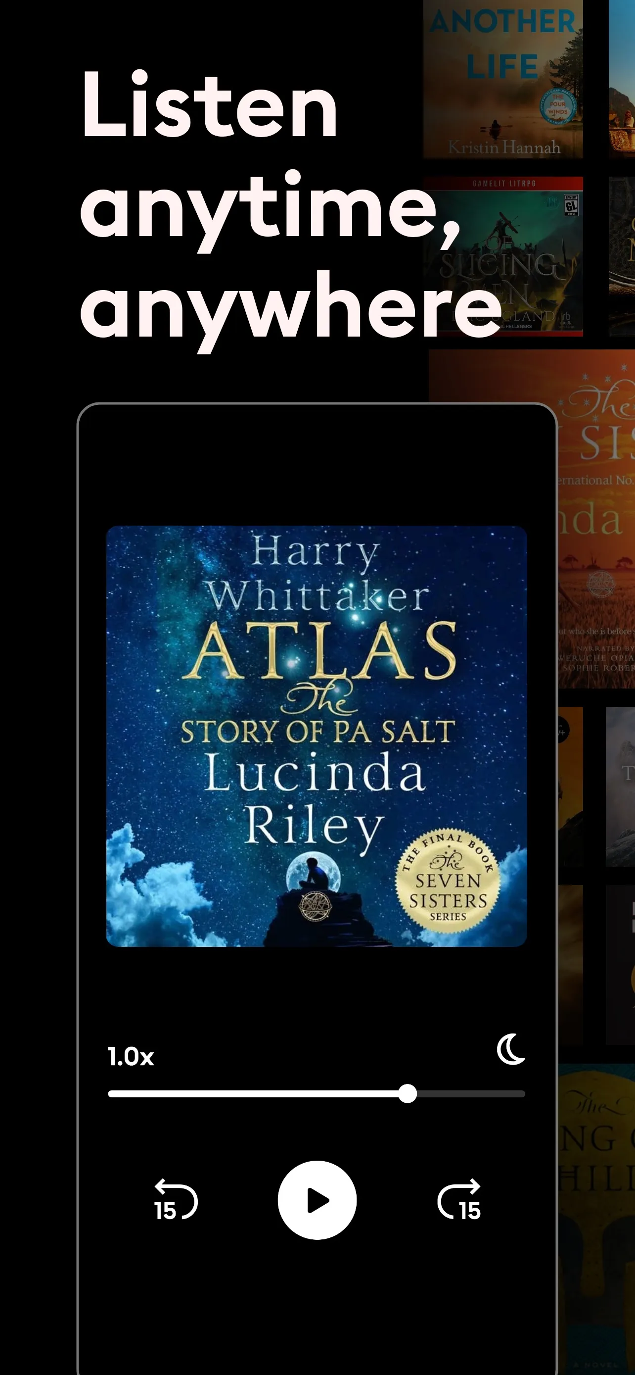 Storytel - Audiobooks Library iphone screenshot 2