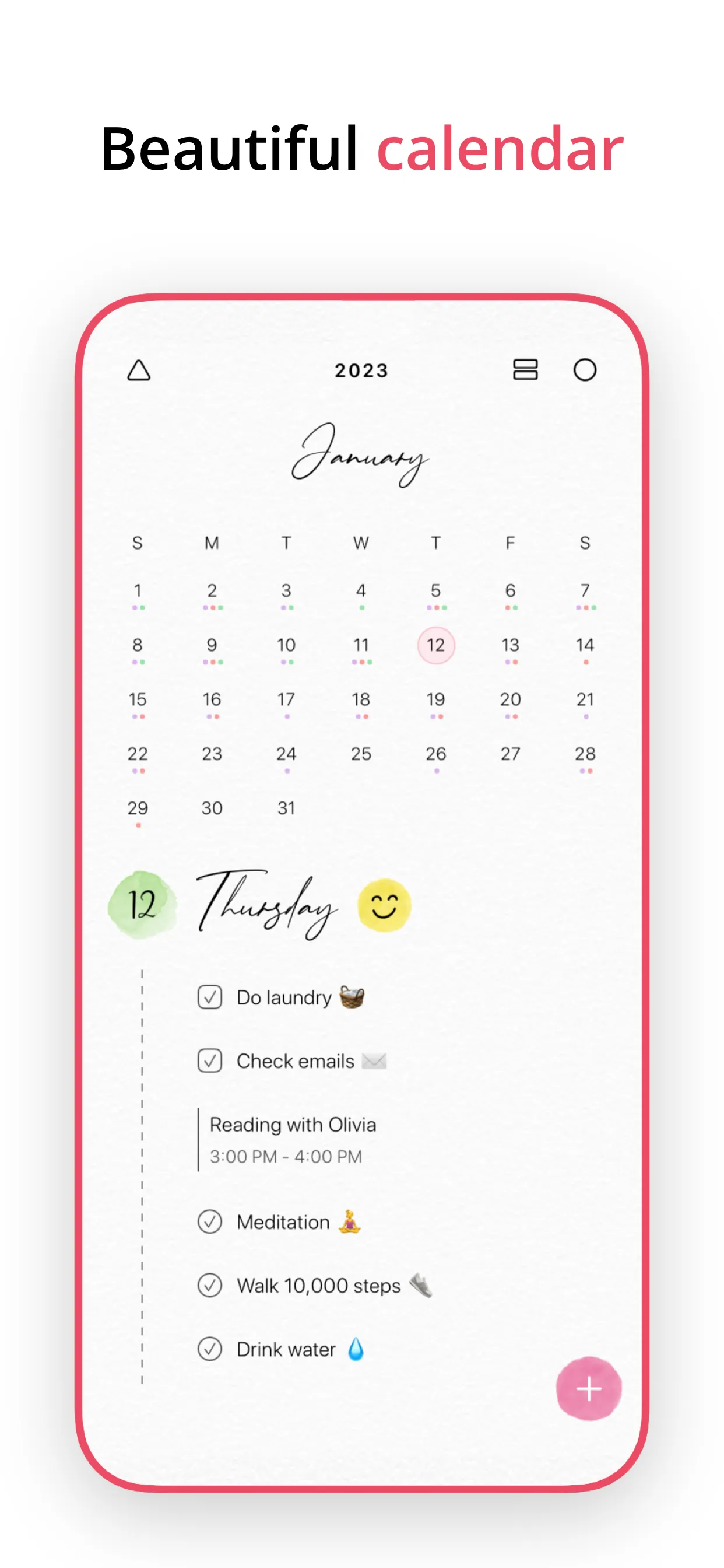 2025 Planner & Agenda - Floret iphone screenshot 3