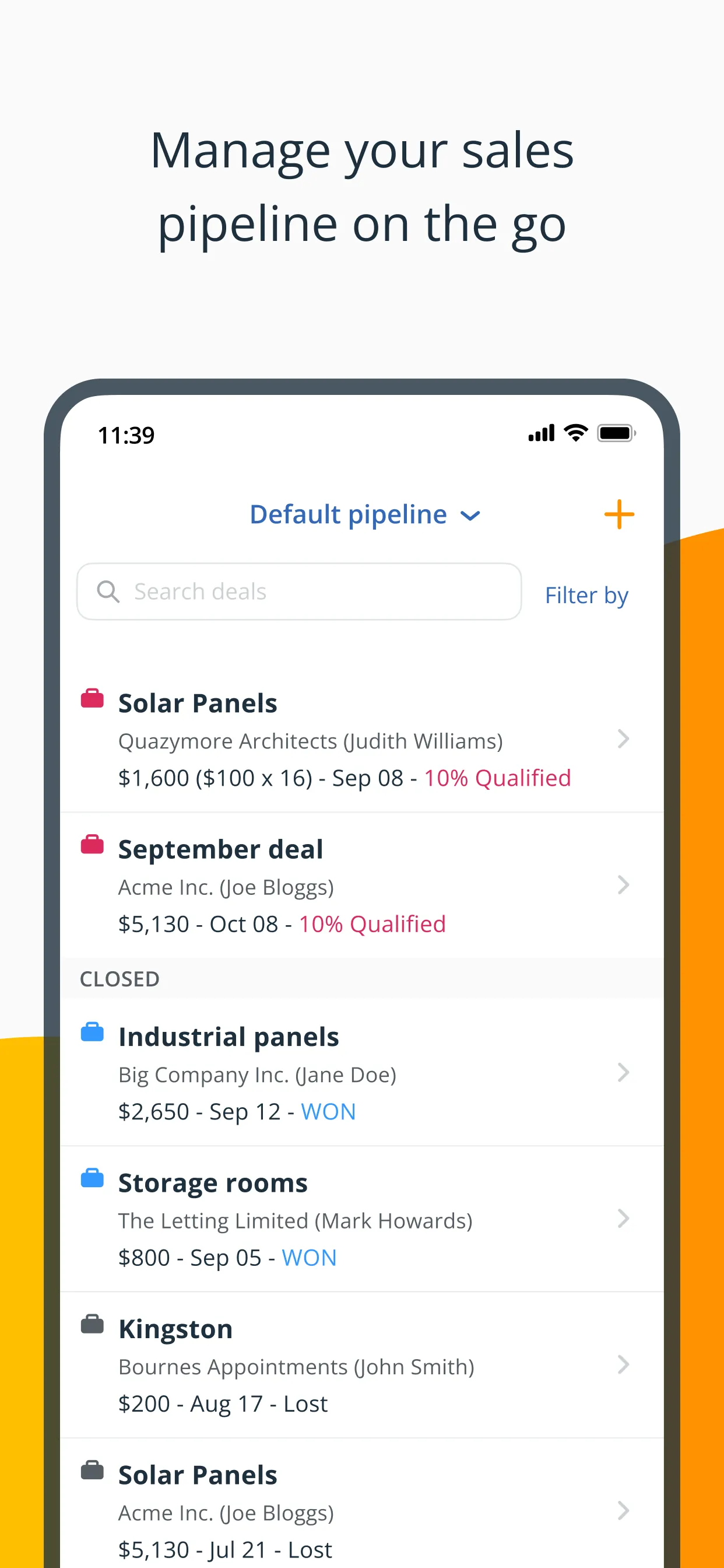 OnePageCRM - Simple CRM System iphone screenshot 7