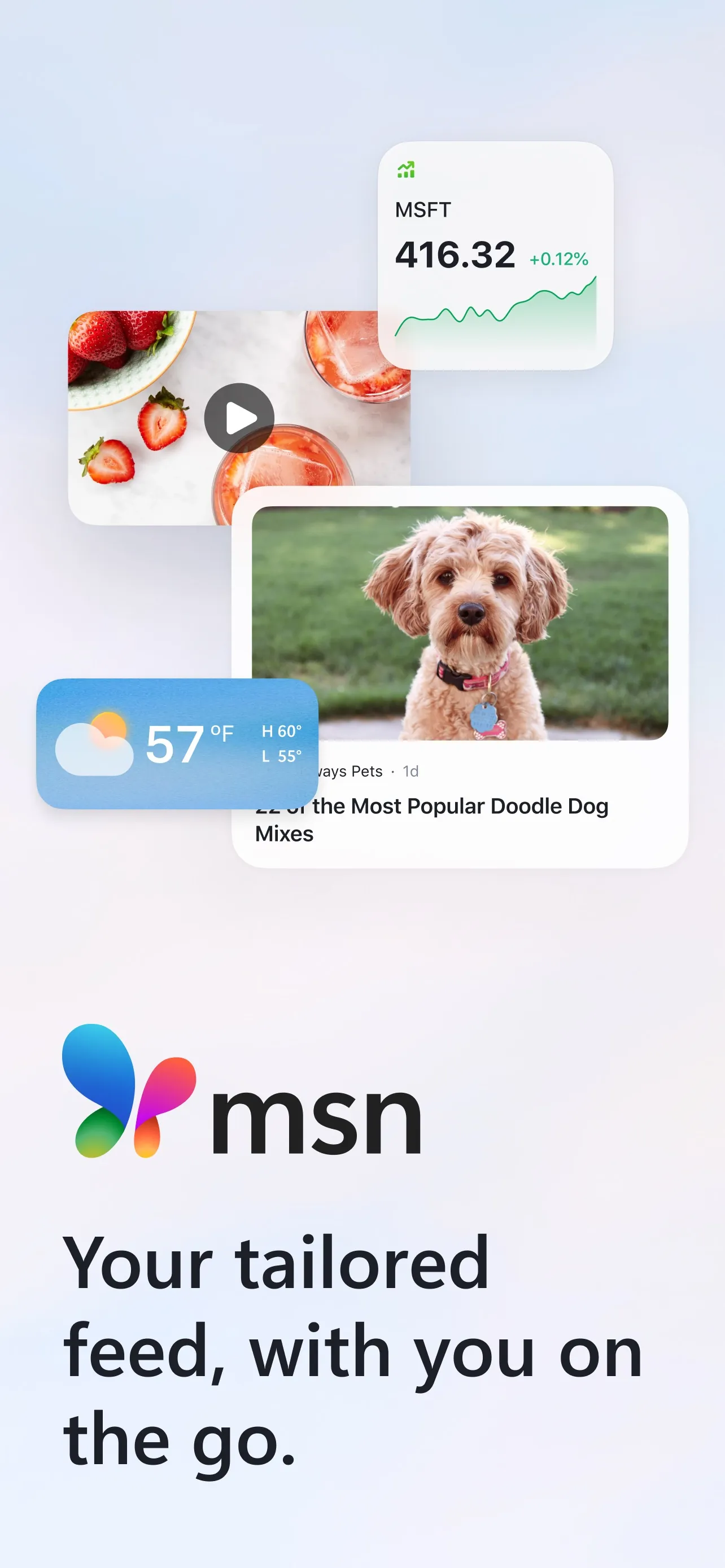 MSN iphone screenshot 1