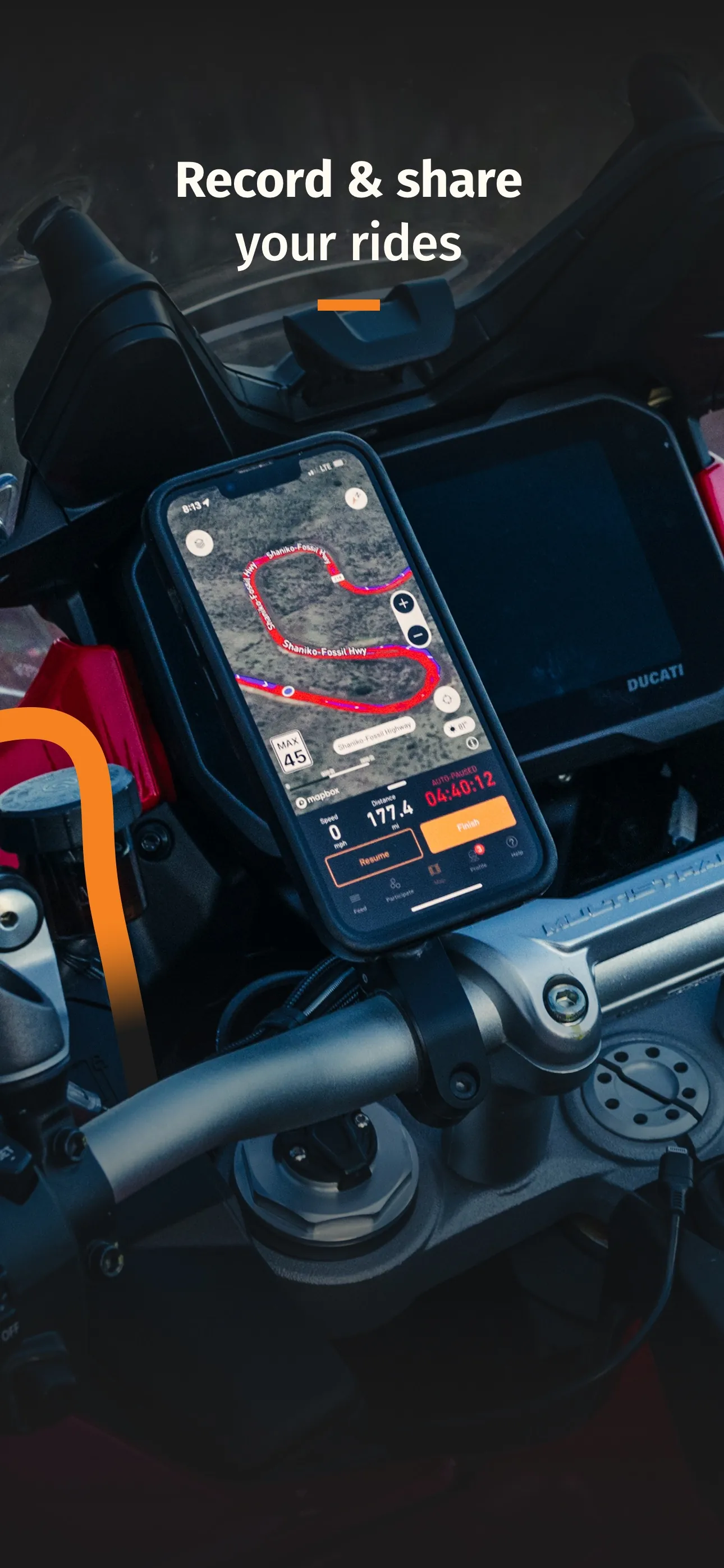 REVER - Motorcycle GPS & Rides iphone screenshot 3
