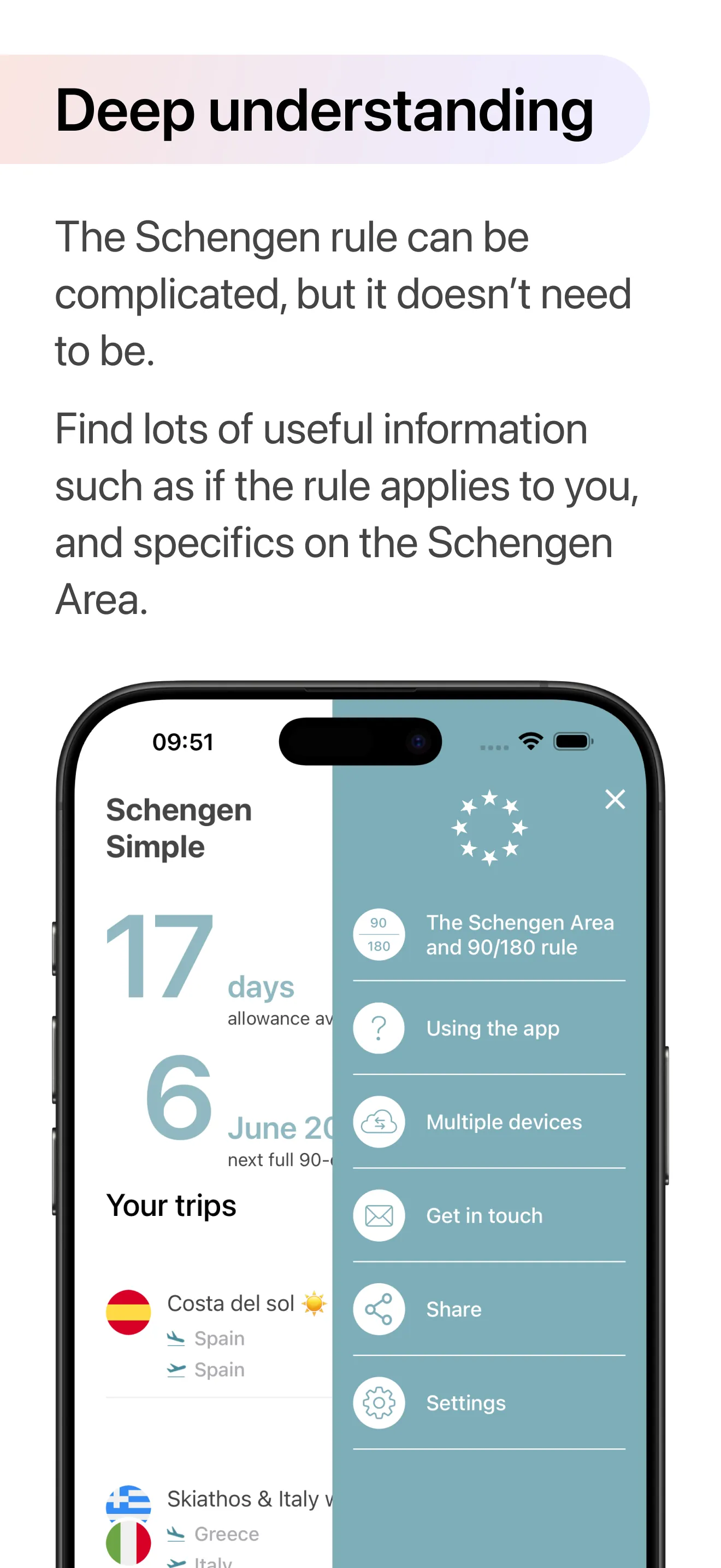 Schengen Simple iphone screenshot 11