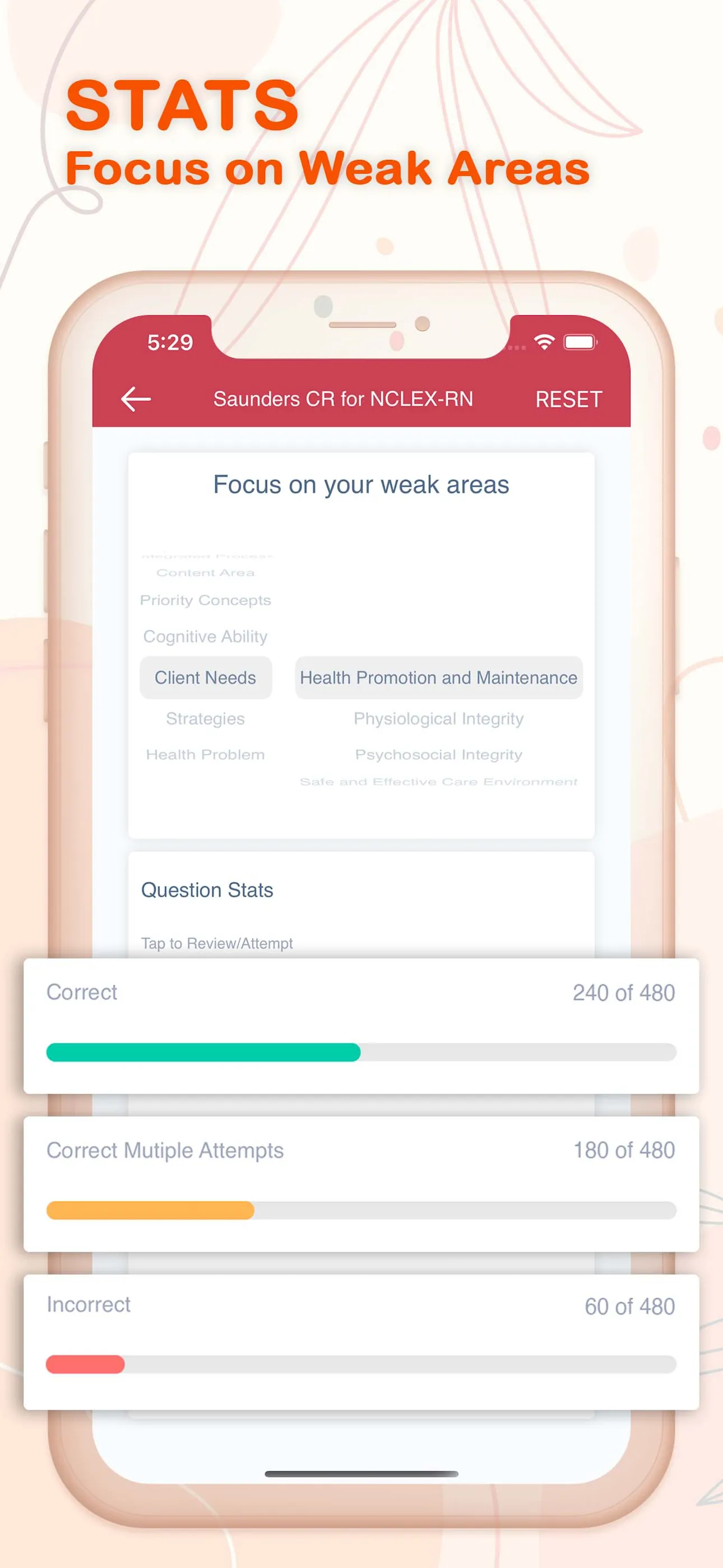 Saunders Comp Review NCLEX RN iphone screenshot 5