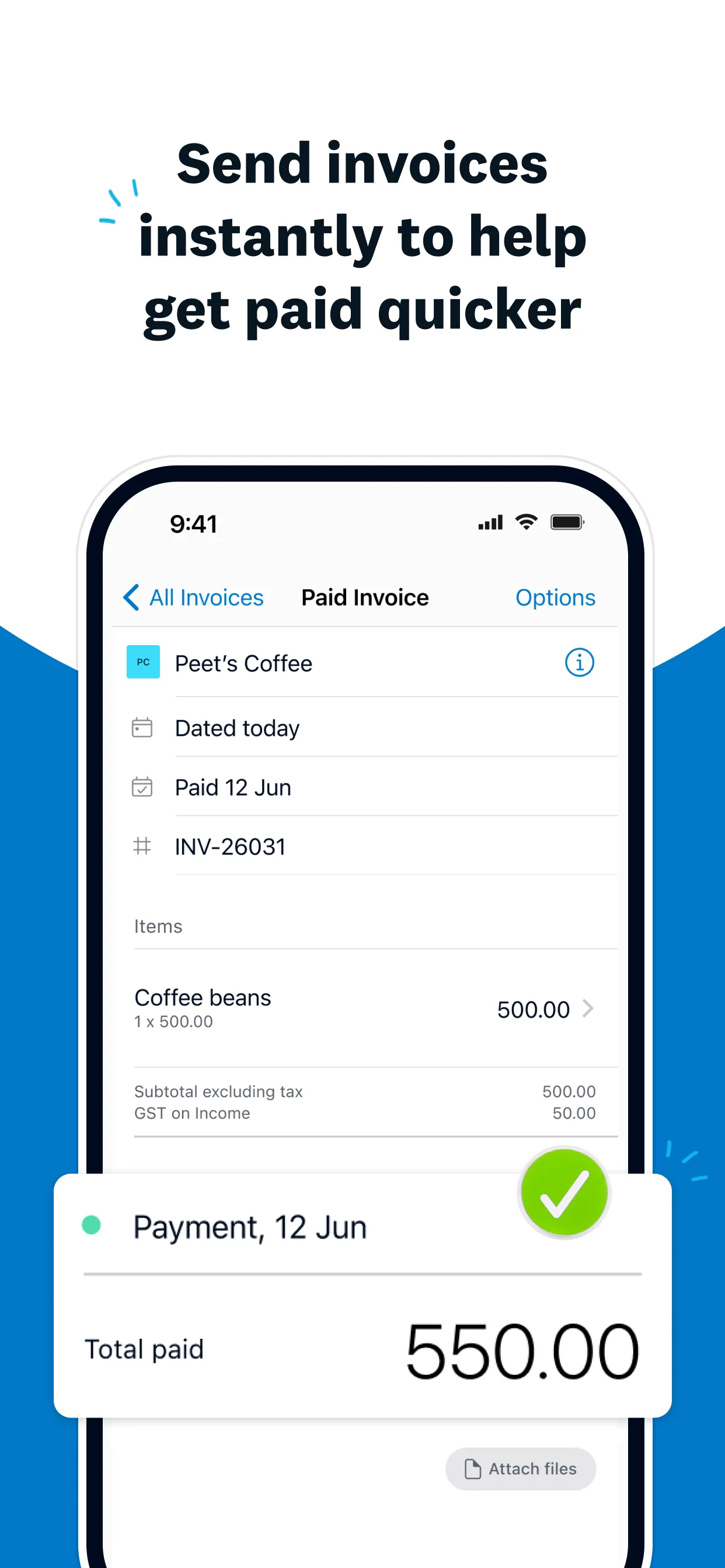 Xero Accounting for business iphone screenshot 3