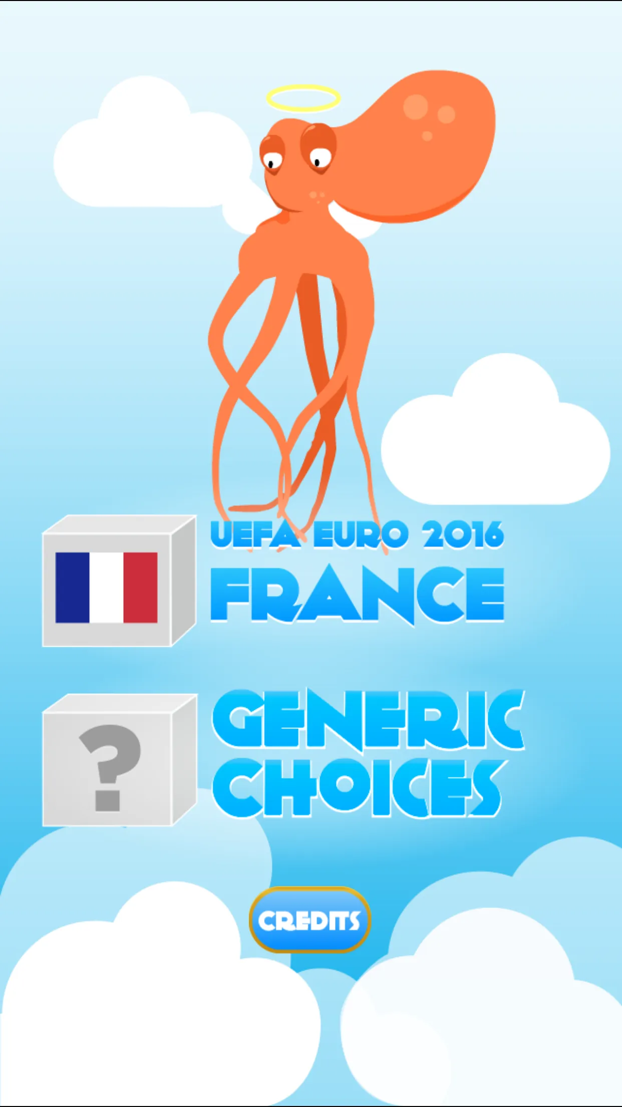 OctoPaul - France Euro 2016 Edition - Ask Paul the Octopus to choose for you! iphone screenshot 4